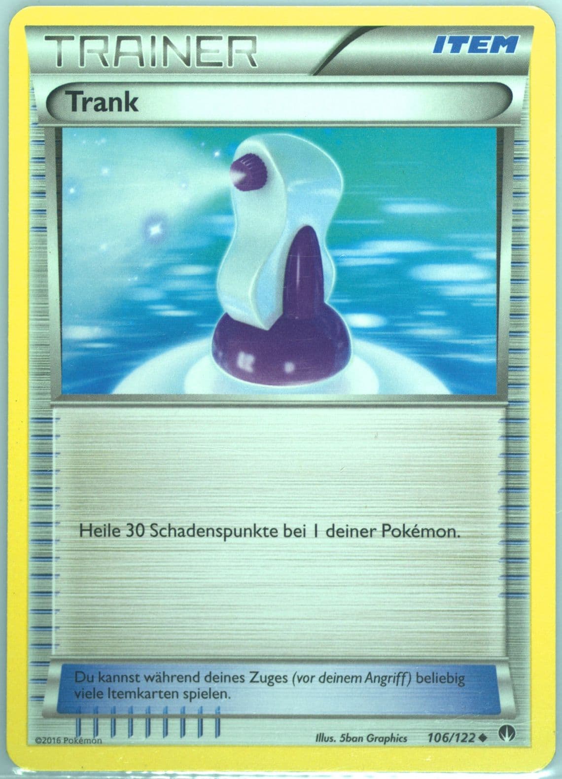 Trank German (106) 2016 Pokemon XY Breakpoint