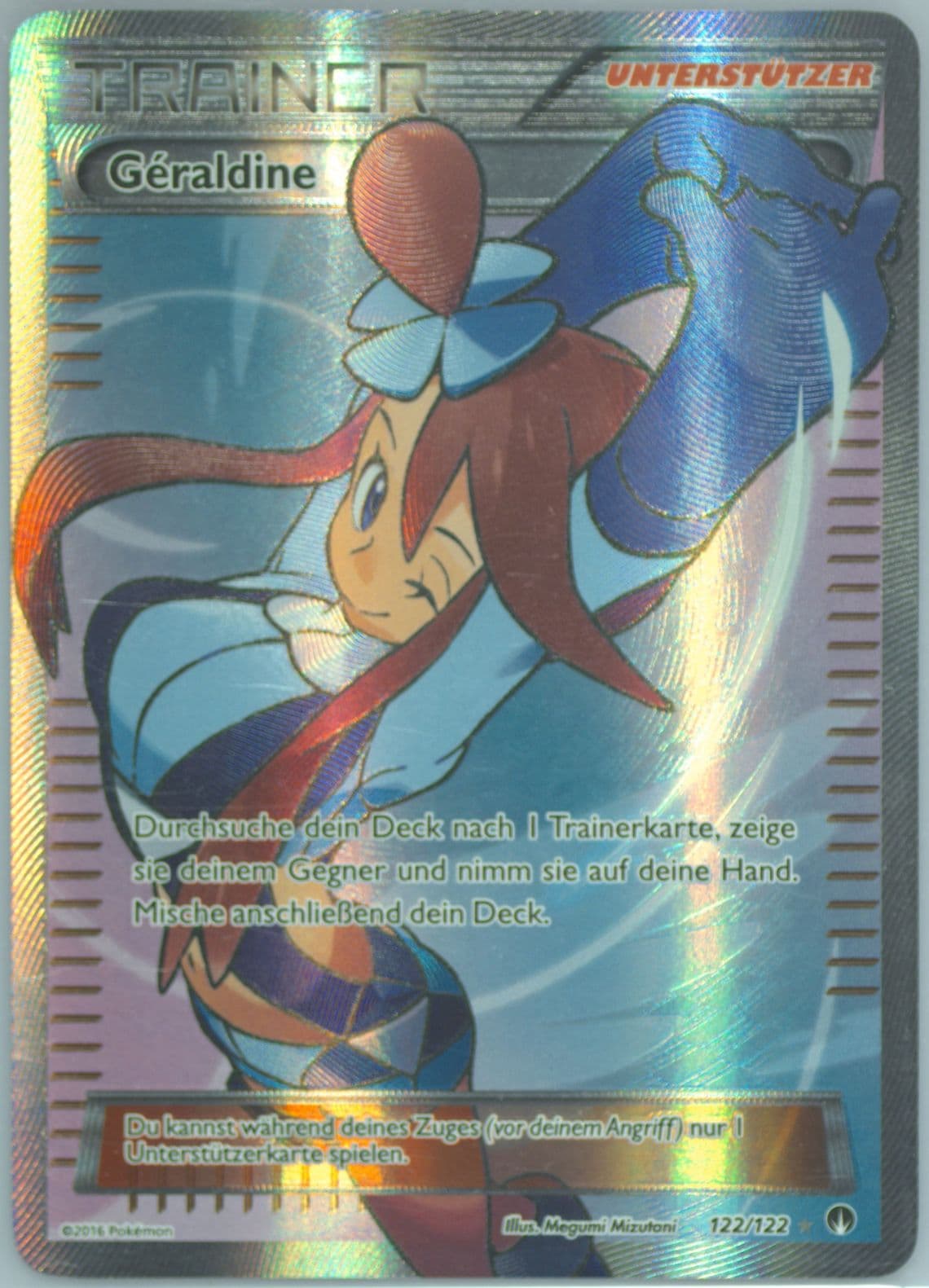 Full Art/Geraldine German (122) 2016 Pokemon XY Breakpoint
