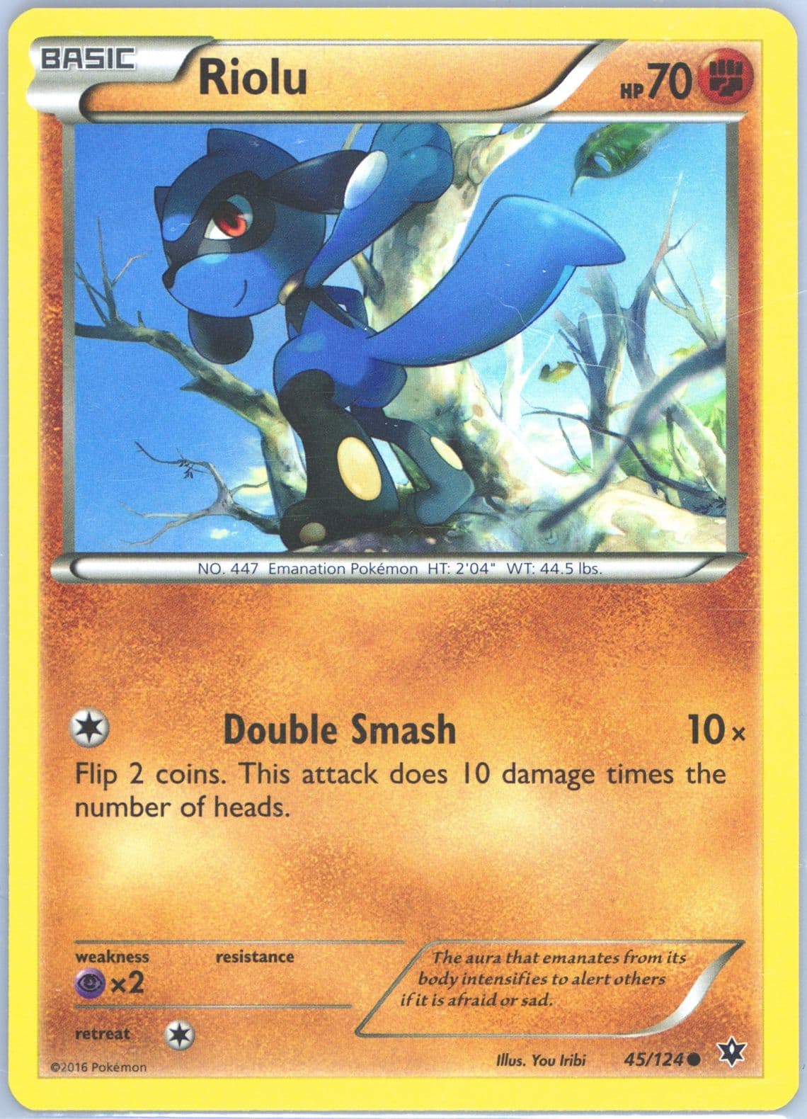 Riolu (45) 2016 Pokemon XY Fates Collide