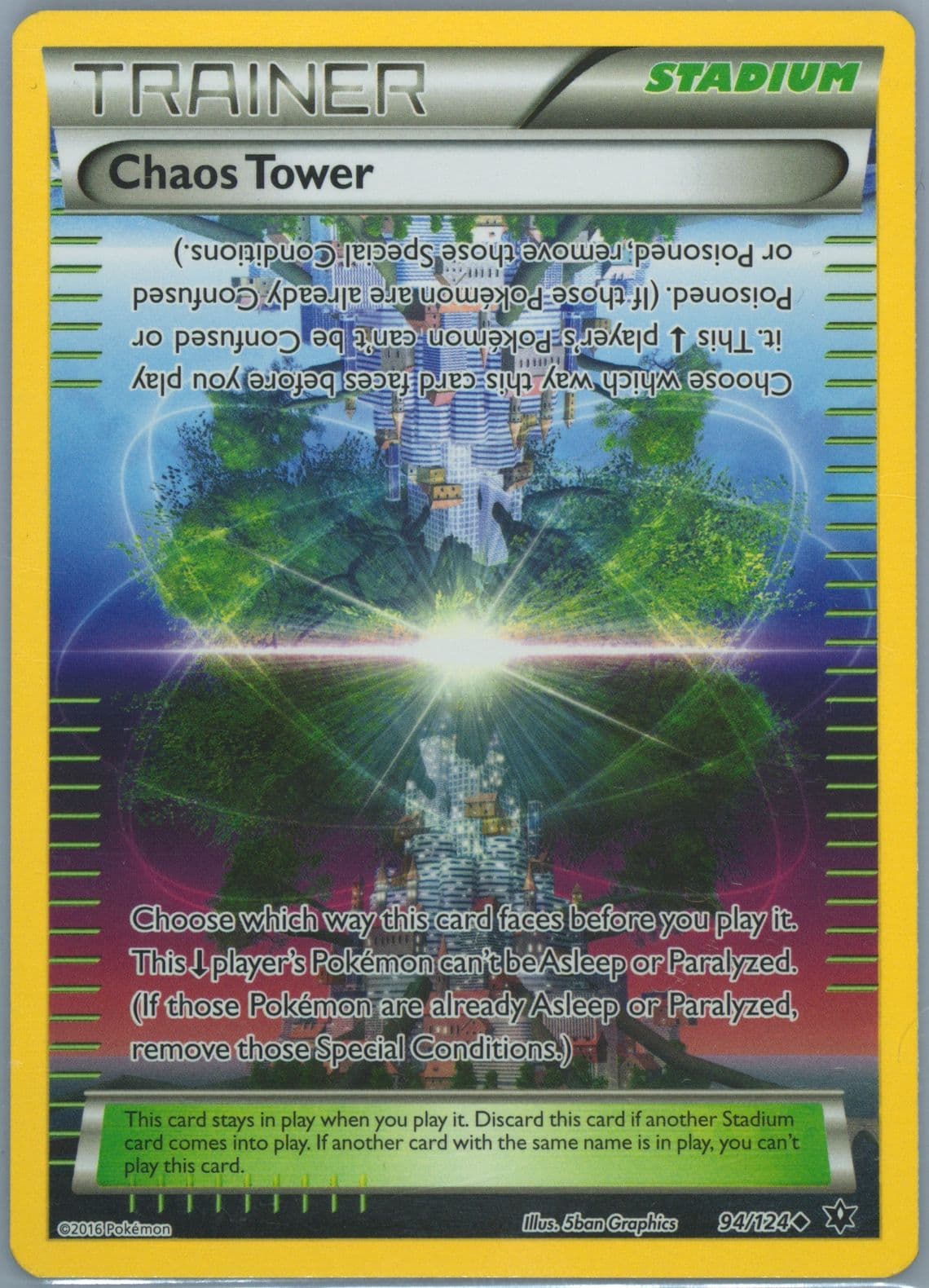 Chaos Tower (94) 2016 Pokemon XY Fates Collide