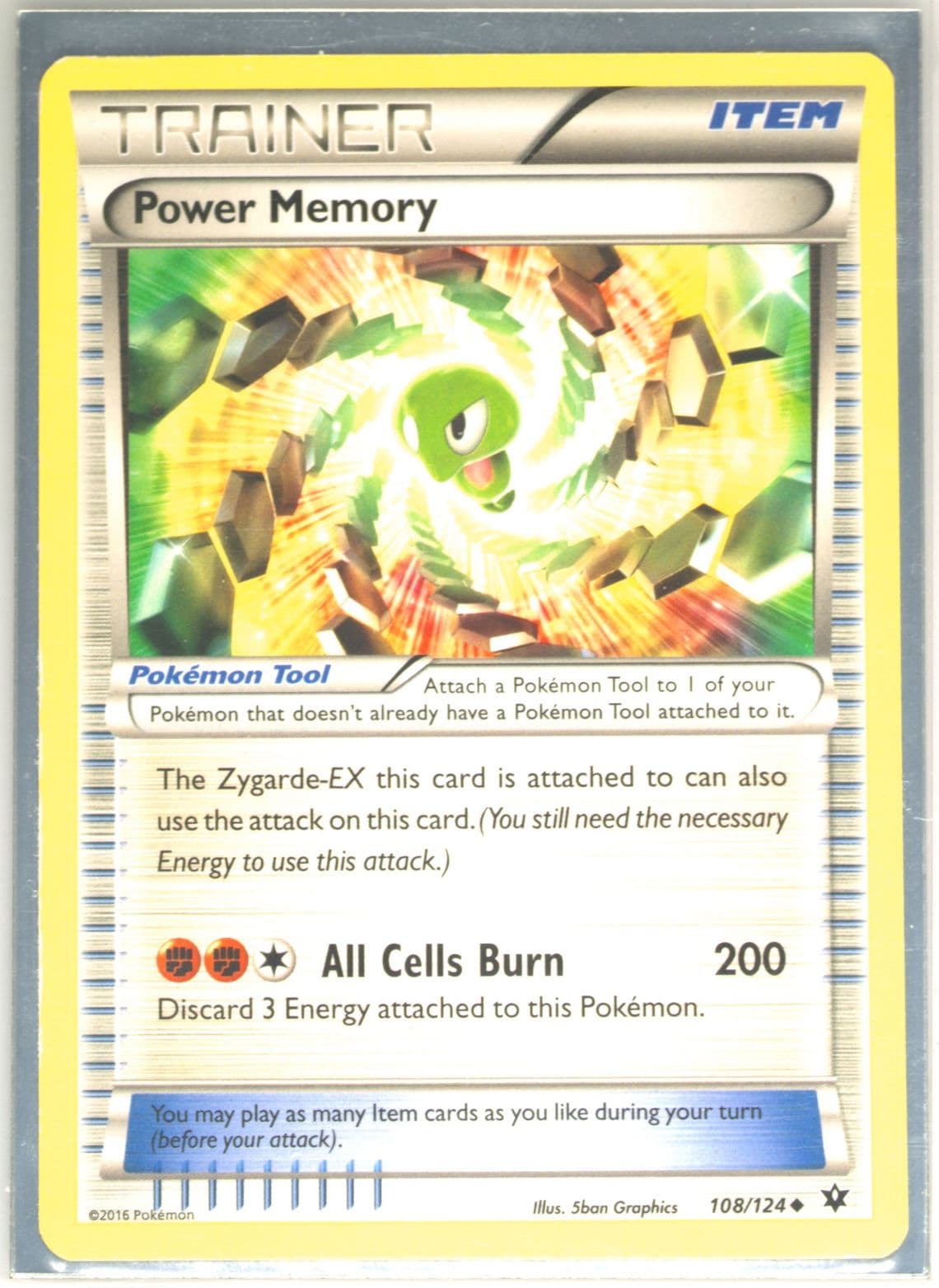 Power Memory (108) 2016 Pokemon XY Fates Collide