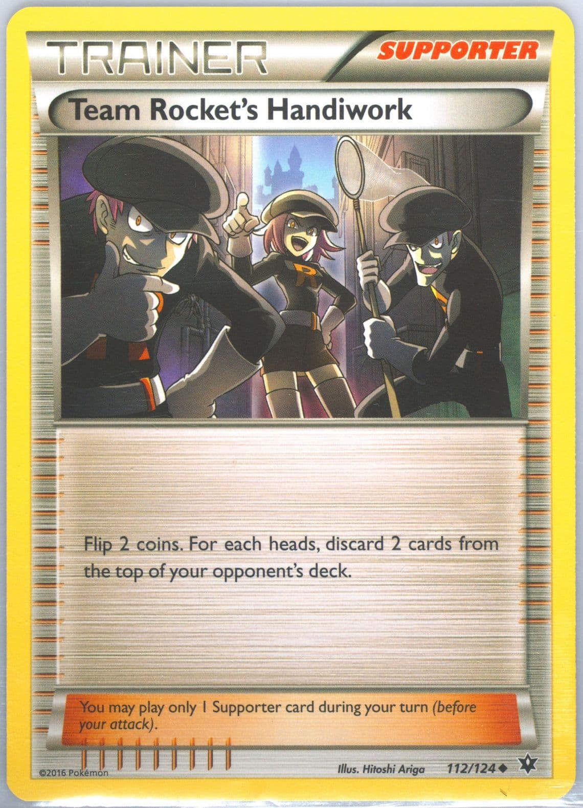 Team Rocket's Handiwork (112) 2016 Pokemon XY Fates Collide