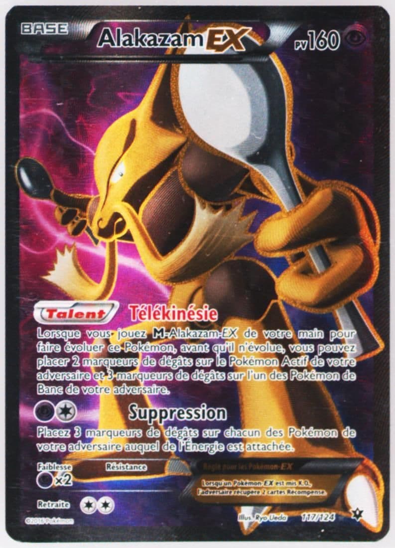 Full Art/Alakazam EX French (117) 2016 Pokemon XY Fates Collide