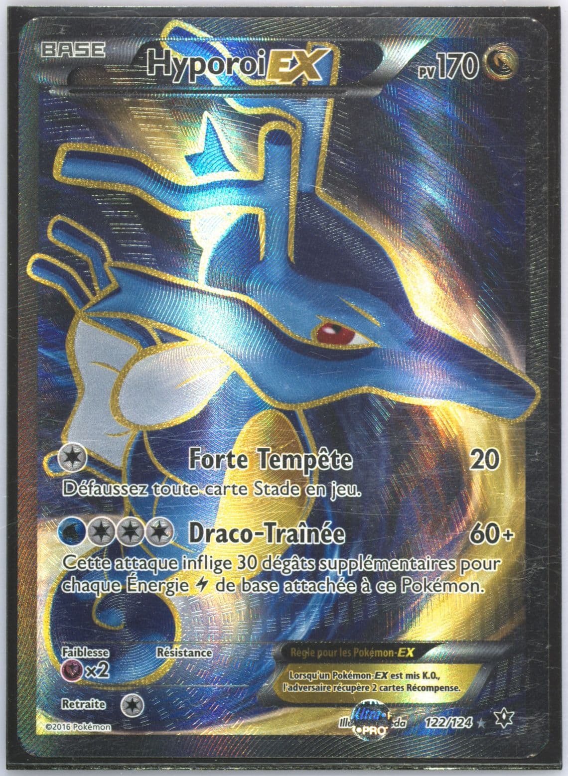 Full Art/Hyporoi EX French (122) 2016 Pokemon XY Fates Collide