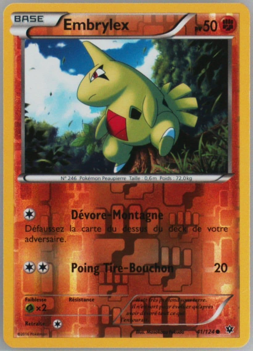 Embrylex-Reverse Foil French (41) 2016 Pokemon XY Fates Collide