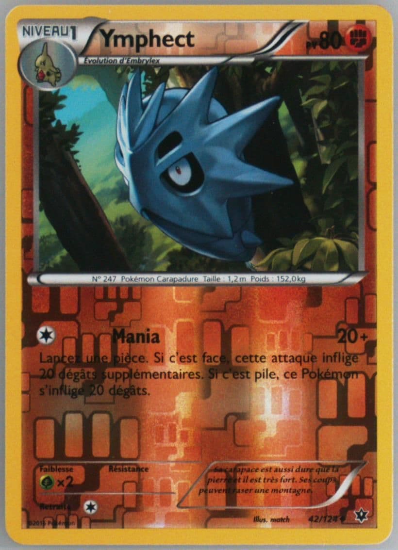 Ymphect-Reverse Foil French (42) 2016 Pokemon XY Fates Collide