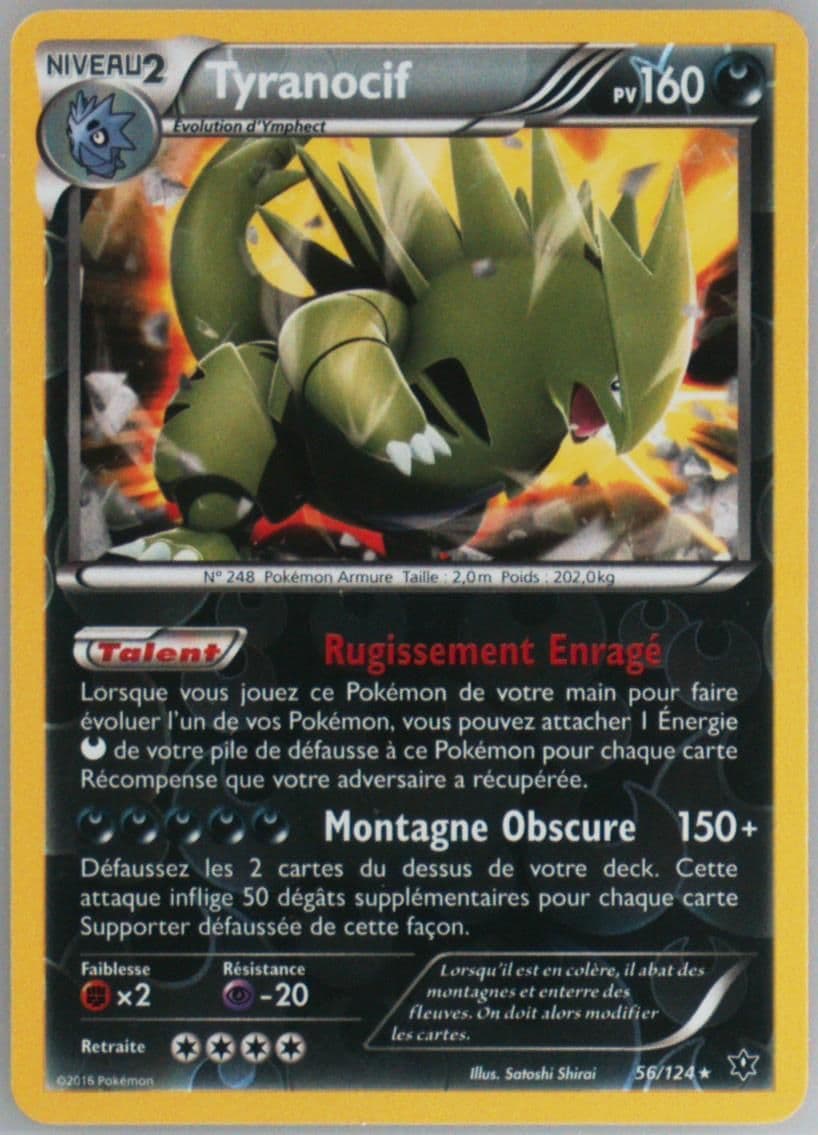 Tyranocif-Reverse Foil French (56) 2016 Pokemon XY Fates Collide