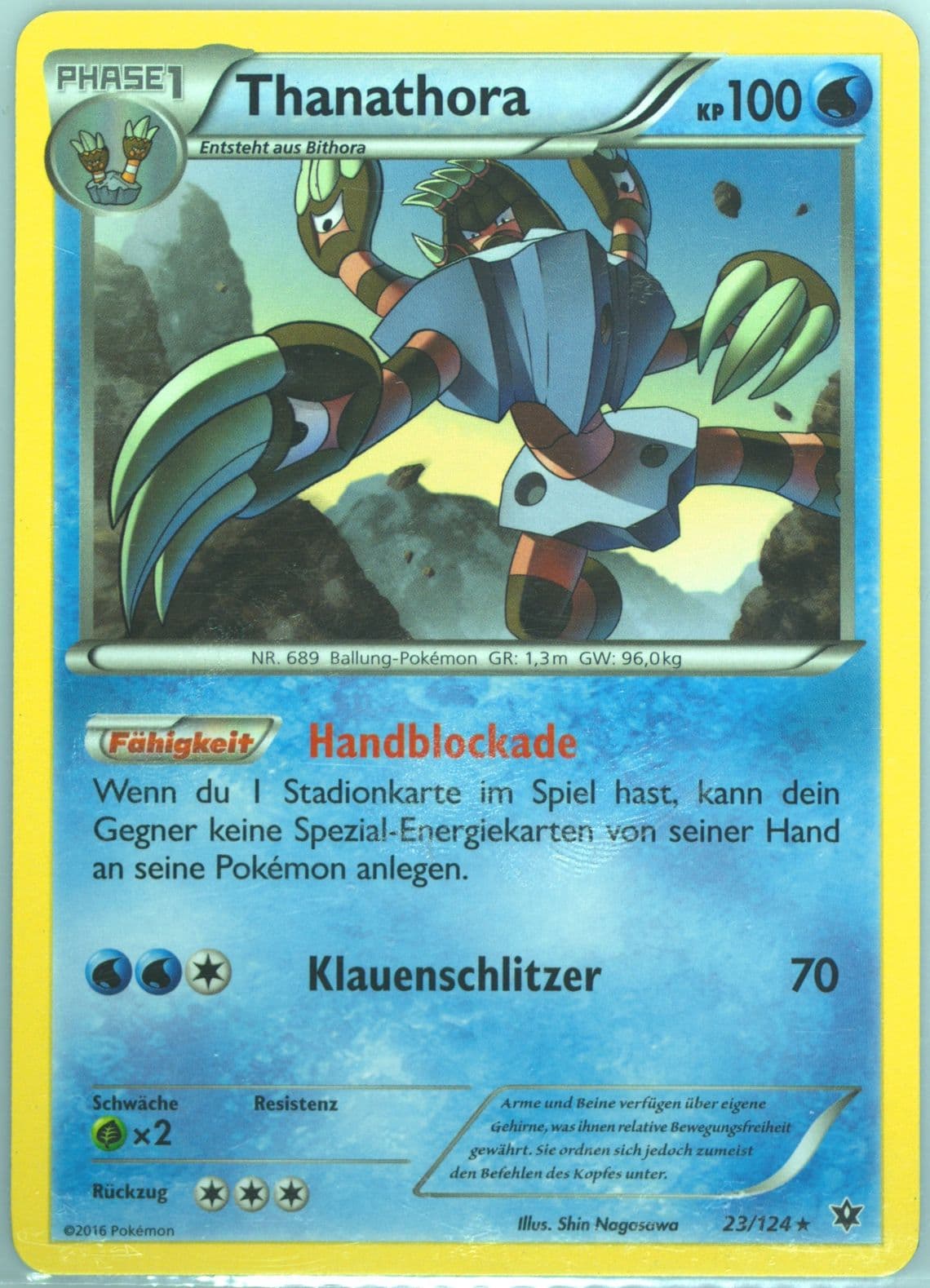 Thanathora German (23) 2016 Pokemon XY Fates Collide