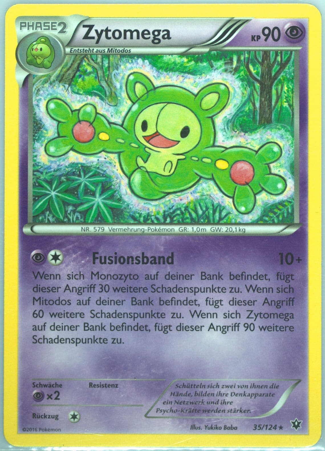 Zytomega German (35) 2016 Pokemon XY Fates Collide
