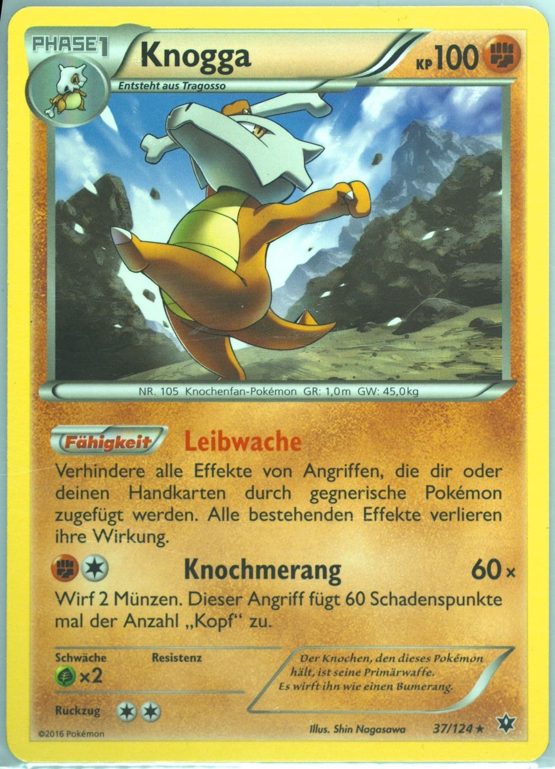 Knogga German (37) 2016 Pokemon XY Fates Collide