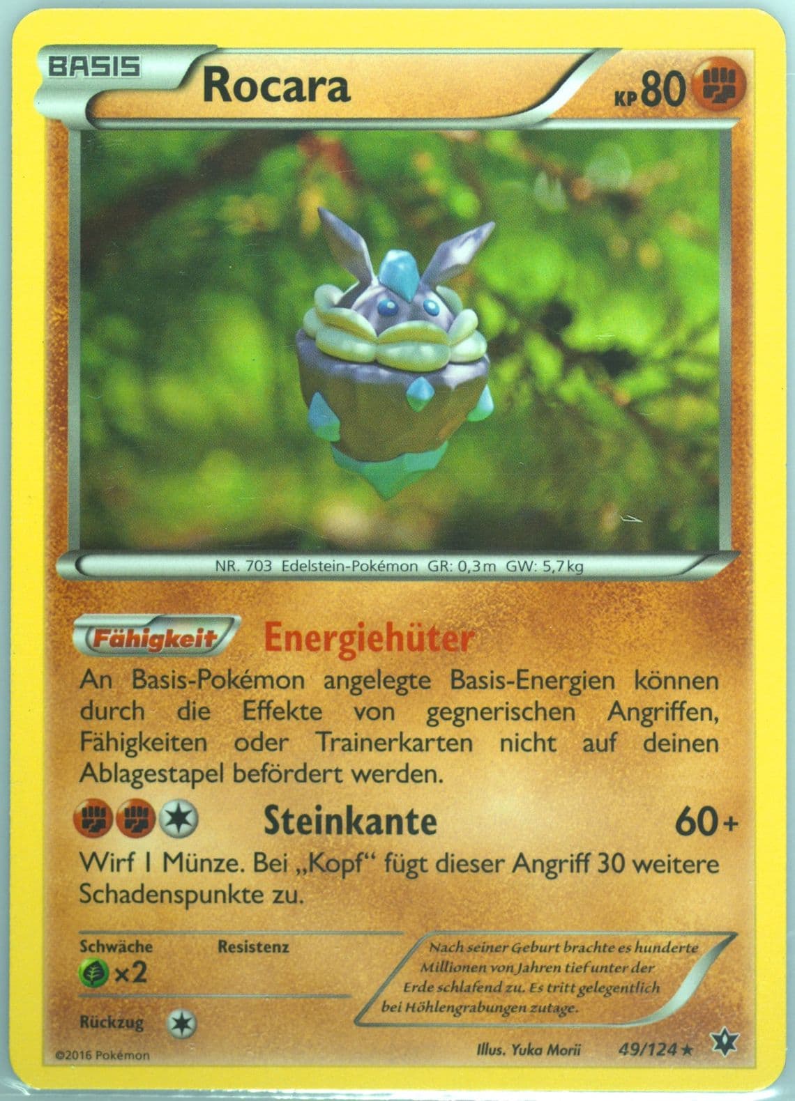 Rocara German (49) 2016 Pokemon XY Fates Collide