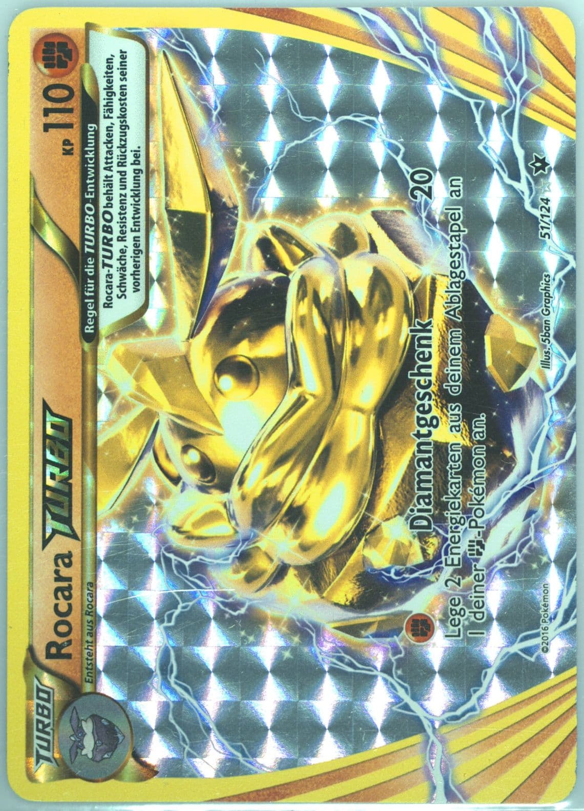 Rocara Turbo German (51) 2016 Pokemon XY Fates Collide