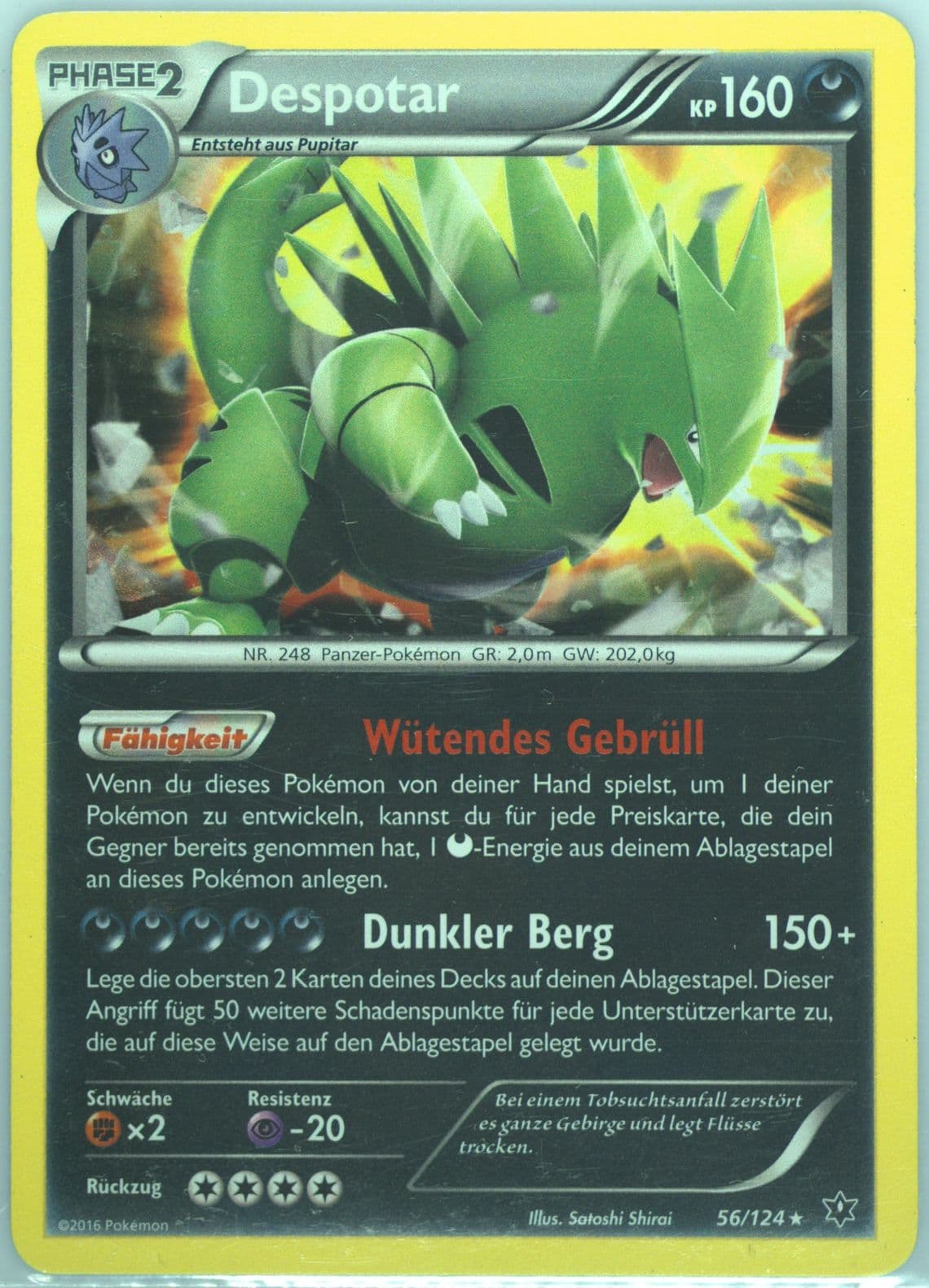 Despotar-Holo German (56) 2016 Pokemon XY Fates Collide