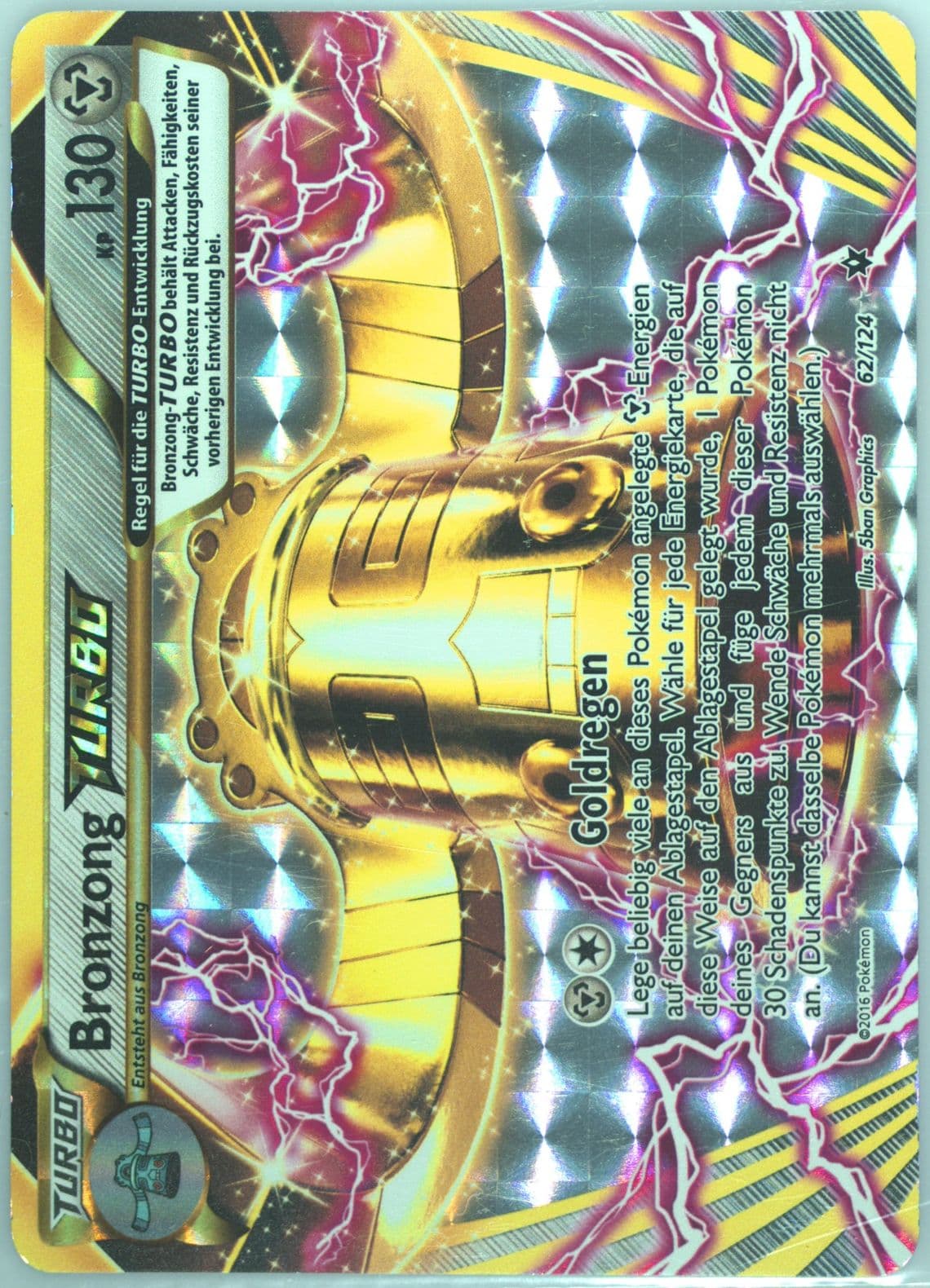 Bronzong Turbo German (62) 2016 Pokemon XY Fates Collide