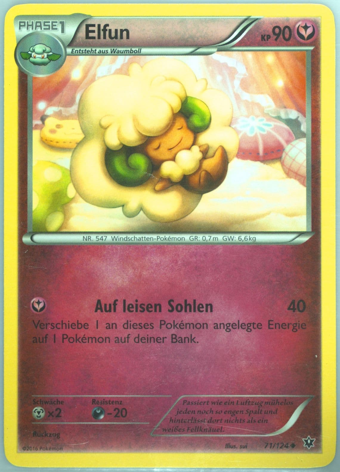 Elfun German (71) 2016 Pokemon XY Fates Collide