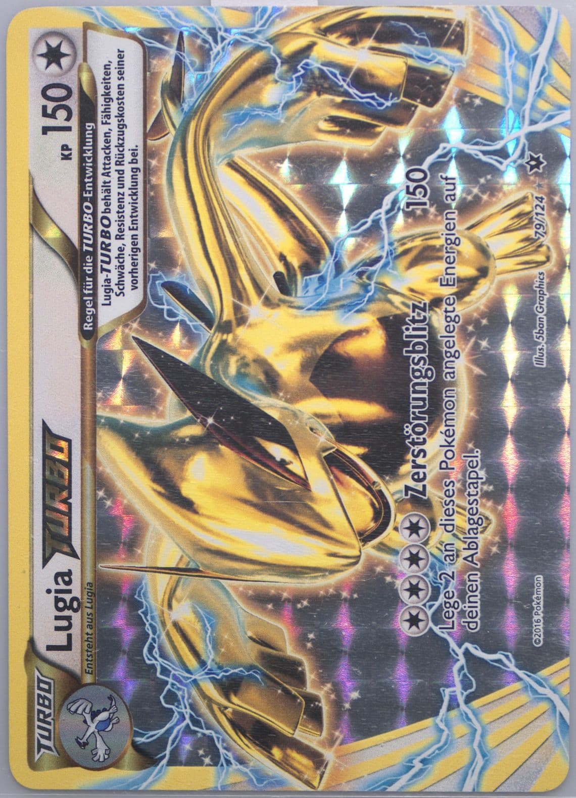 Lugia Turbo German (79) 2016 Pokemon XY Fates Collide