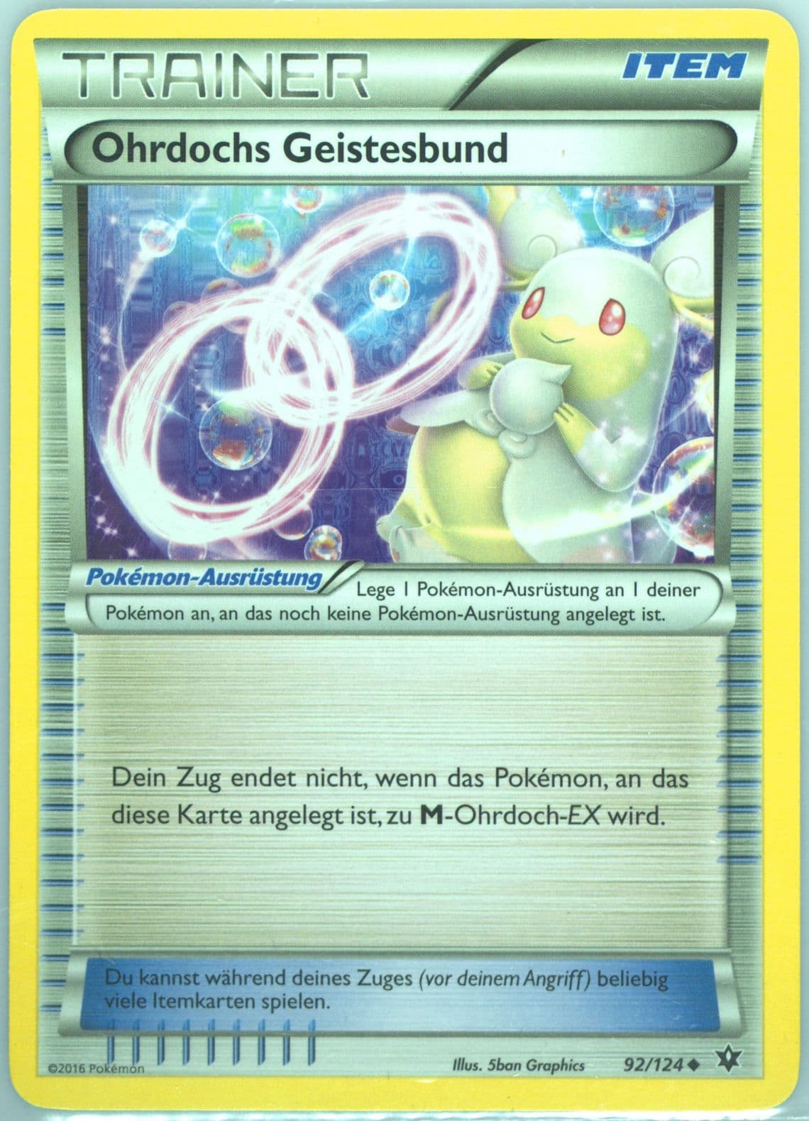 Ohrdochs Geistesbund German (92) 2016 Pokemon XY Fates Collide