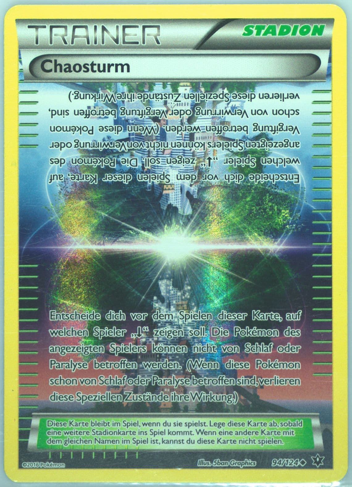Chaosturm German (94) 2016 Pokemon XY Fates Collide