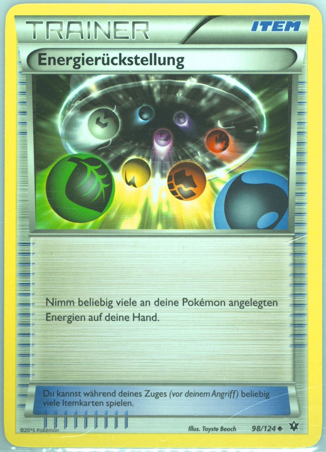 Energieruckstellung German (98) 2016 Pokemon XY Fates Collide