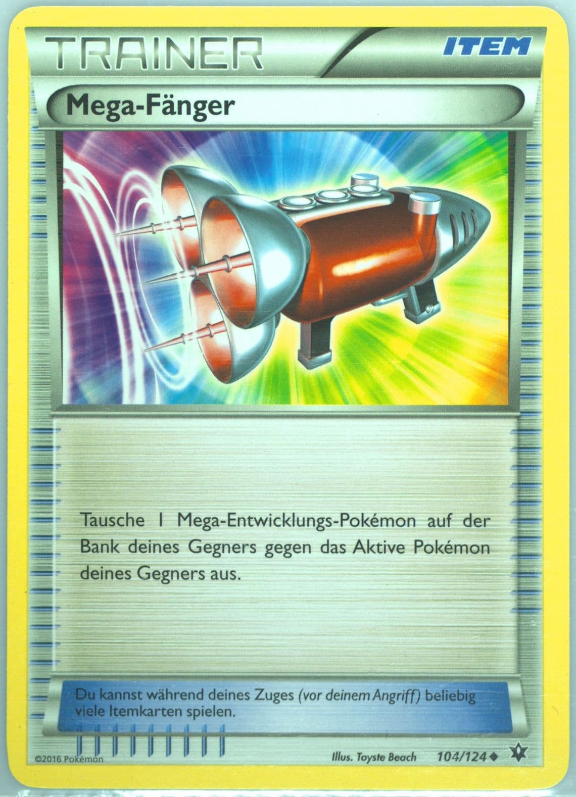 Mega-Fanger German (104) 2016 Pokemon XY Fates Collide