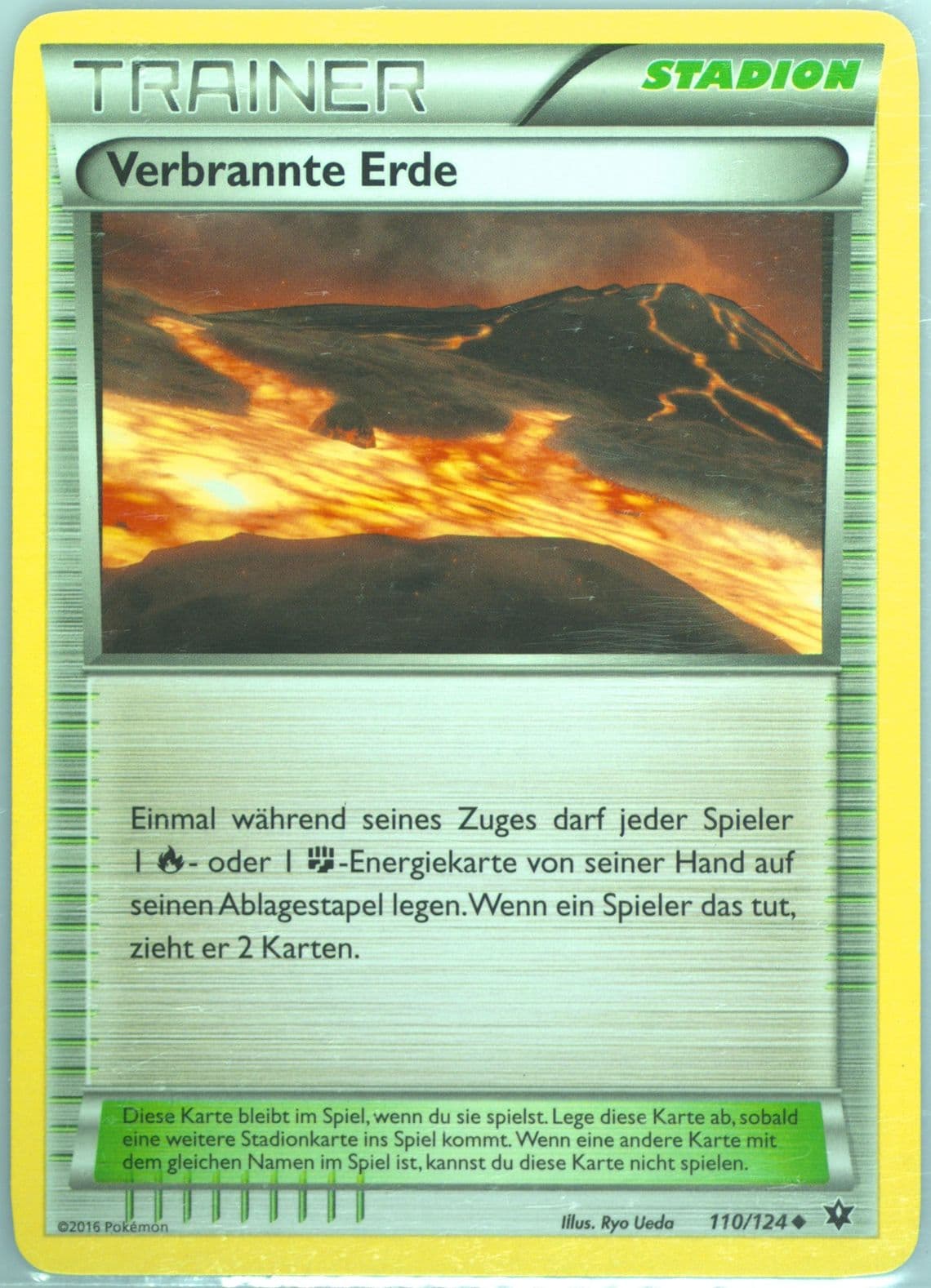 Verbrannte Erde German (110) 2016 Pokemon XY Fates Collide