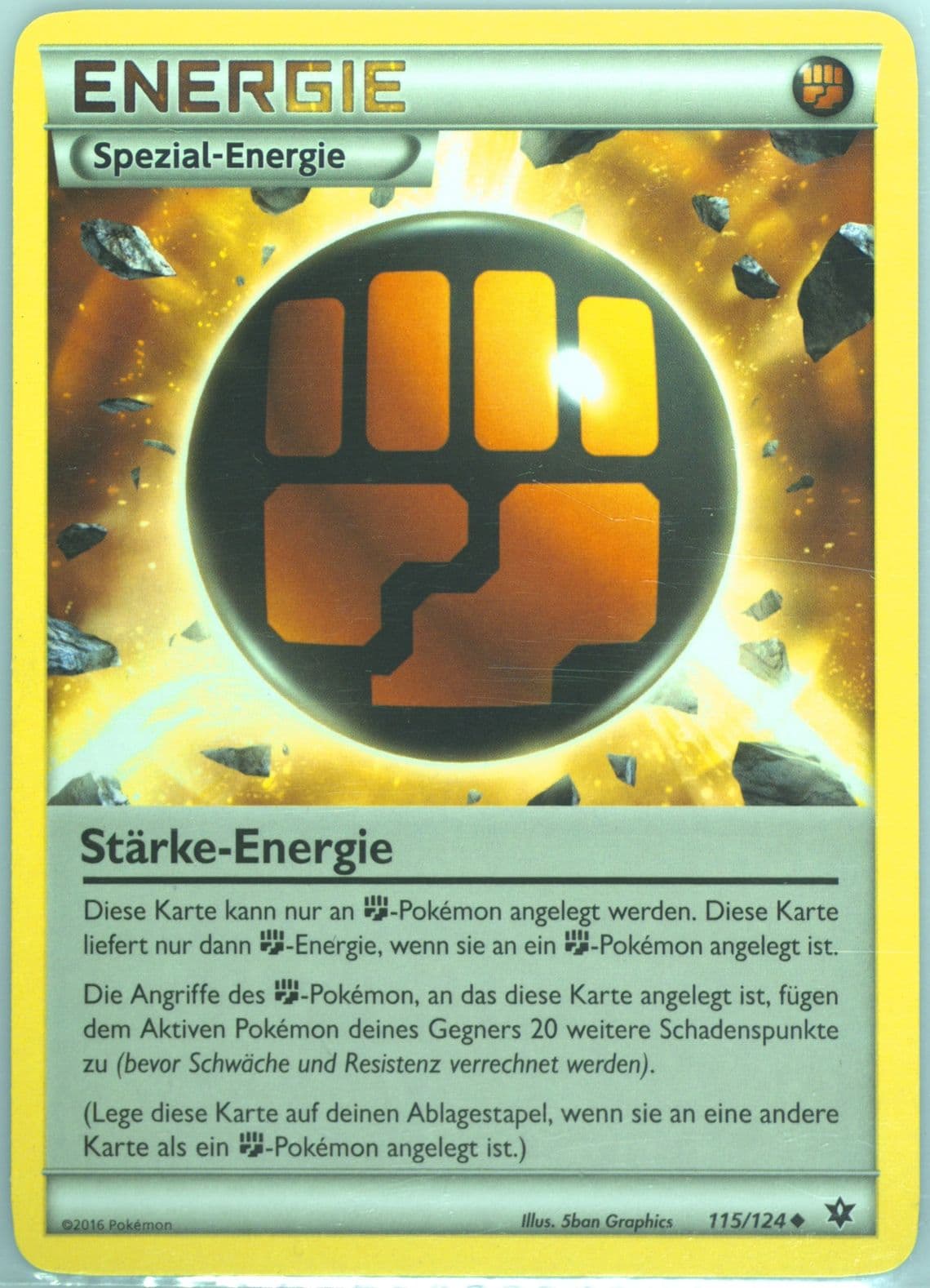 Starke-Energie German (115) 2016 Pokemon XY Fates Collide