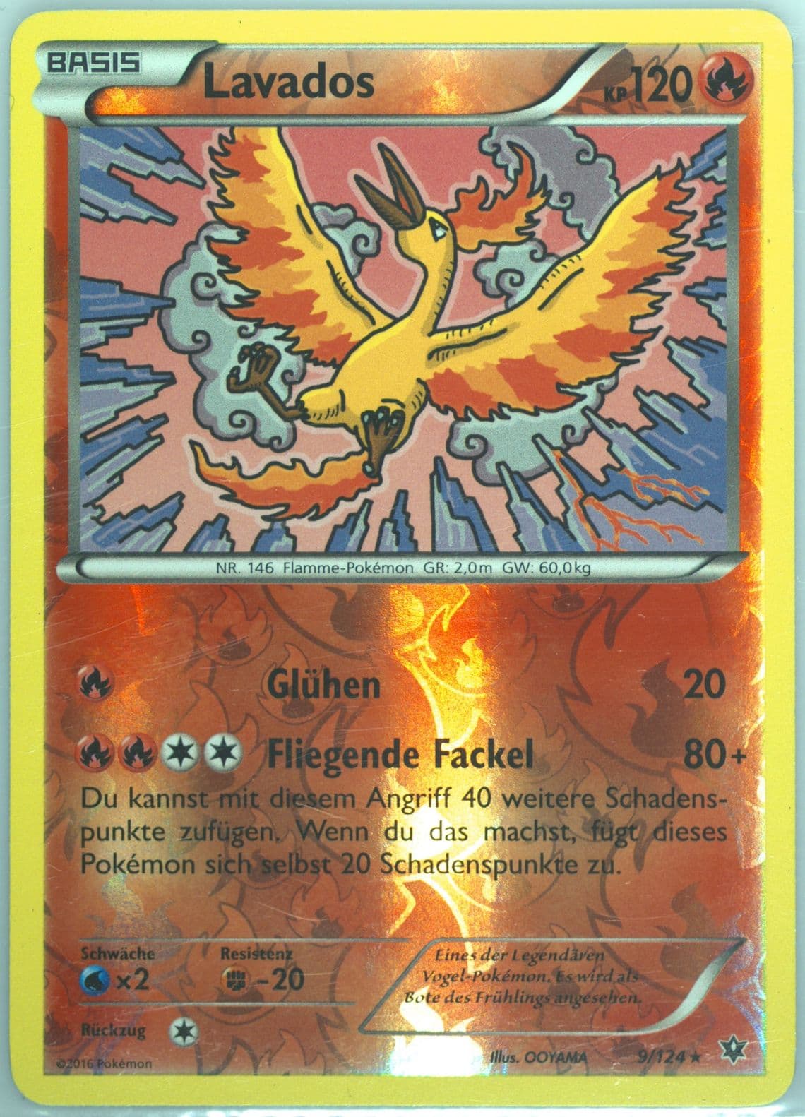 Lavados-Reverse Foil German (9) 2016 Pokemon XY Fates Collide