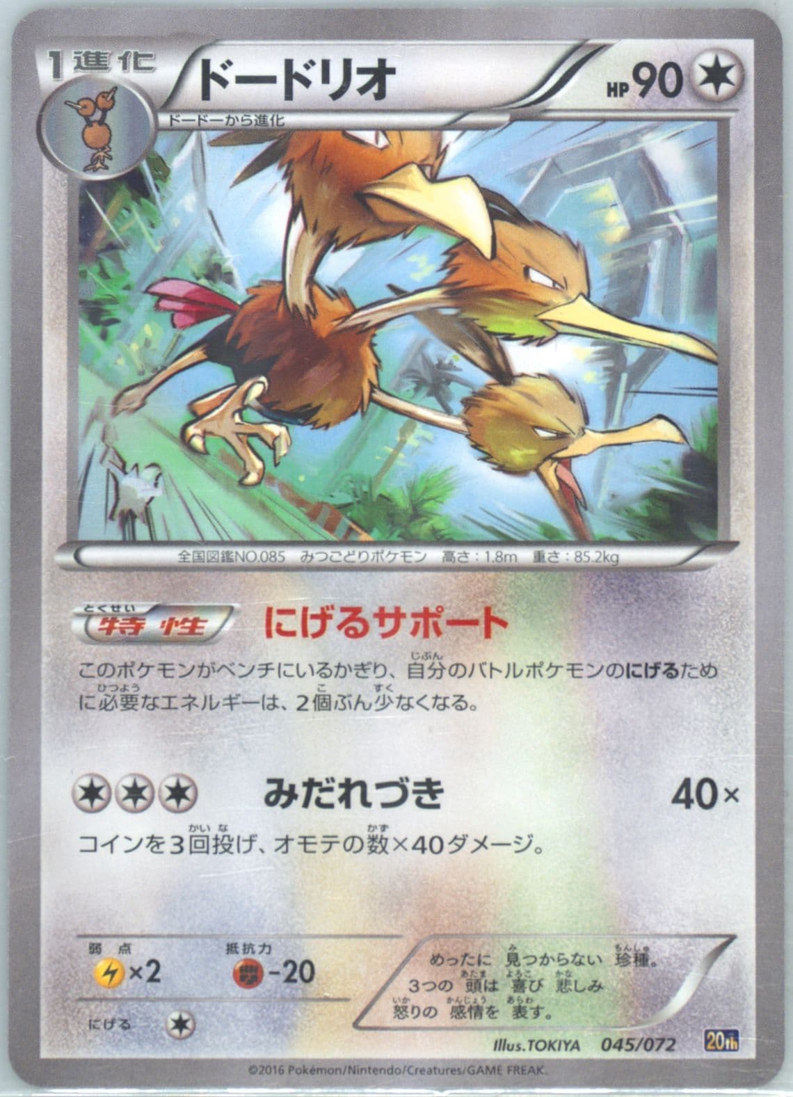 Dodrio (045) 2016 Pokemon Japanese XY Starter Pack