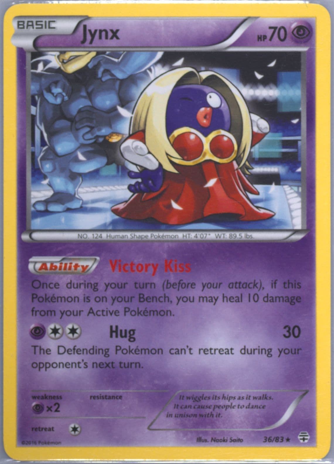 Jynx (36) 2016 Pokemon XY Generations