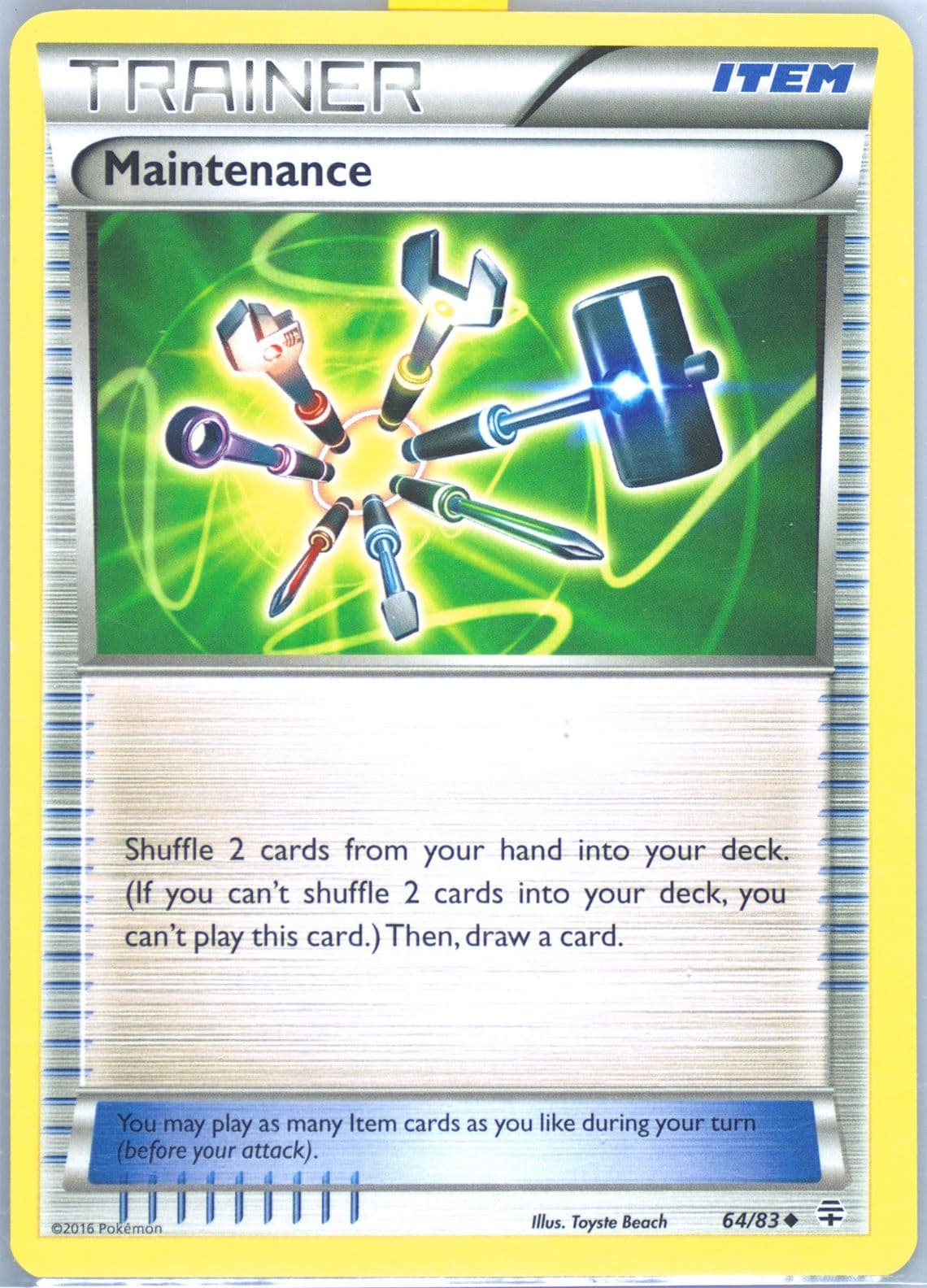 Maintenance (64) 2016 Pokemon XY Generations