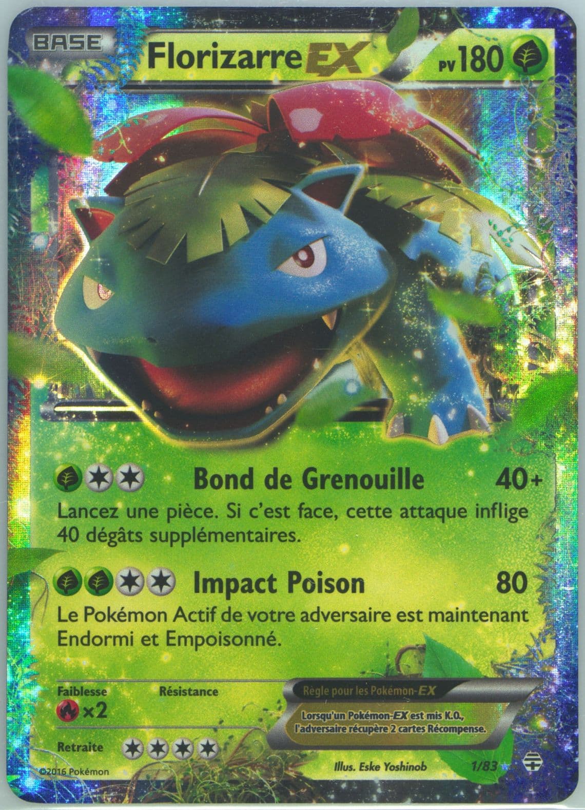 Florizarre EX French (1) 2016 Pokemon XY Generations