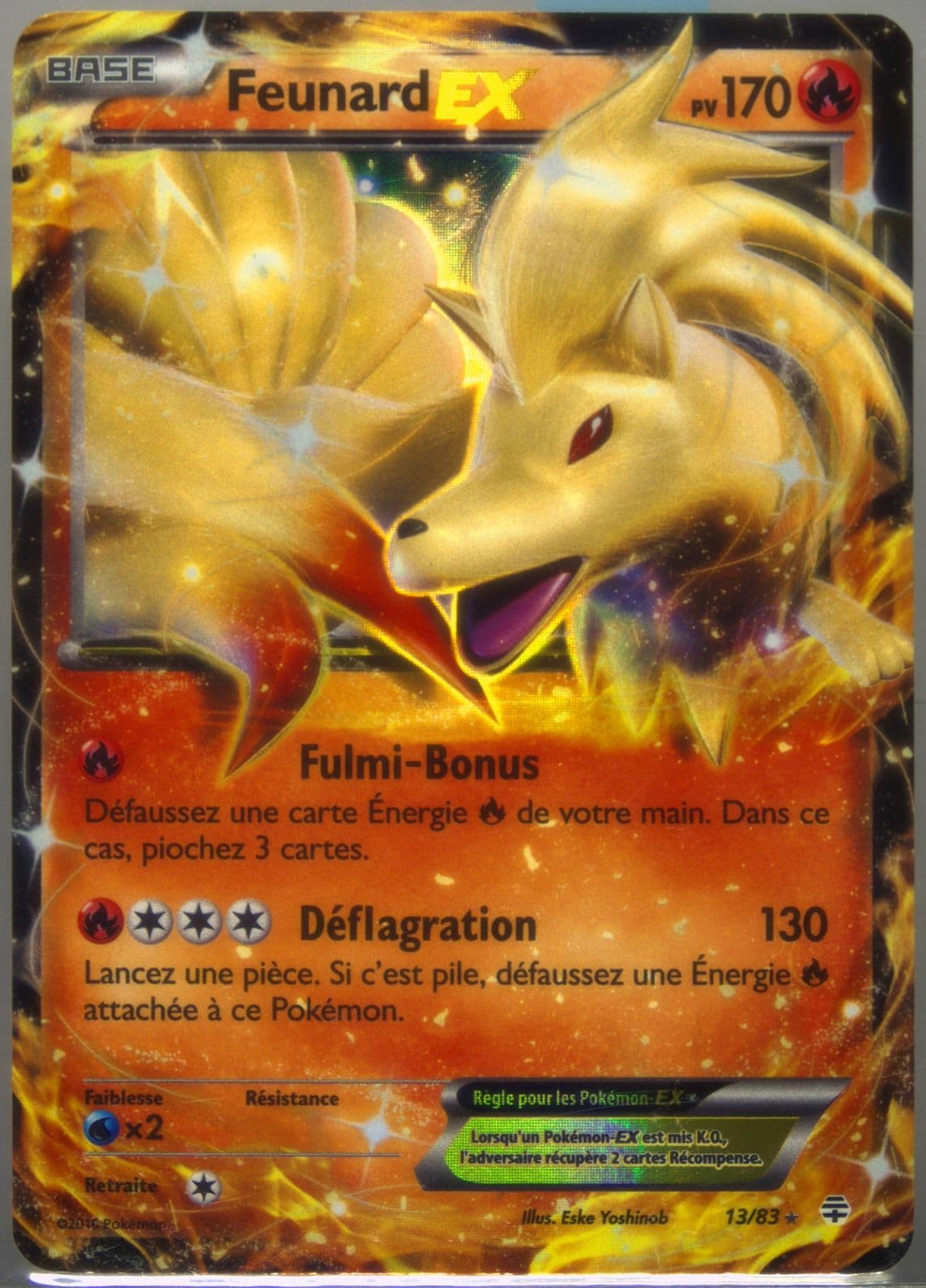 Feunard EX French (13) 2016 Pokemon XY Generations