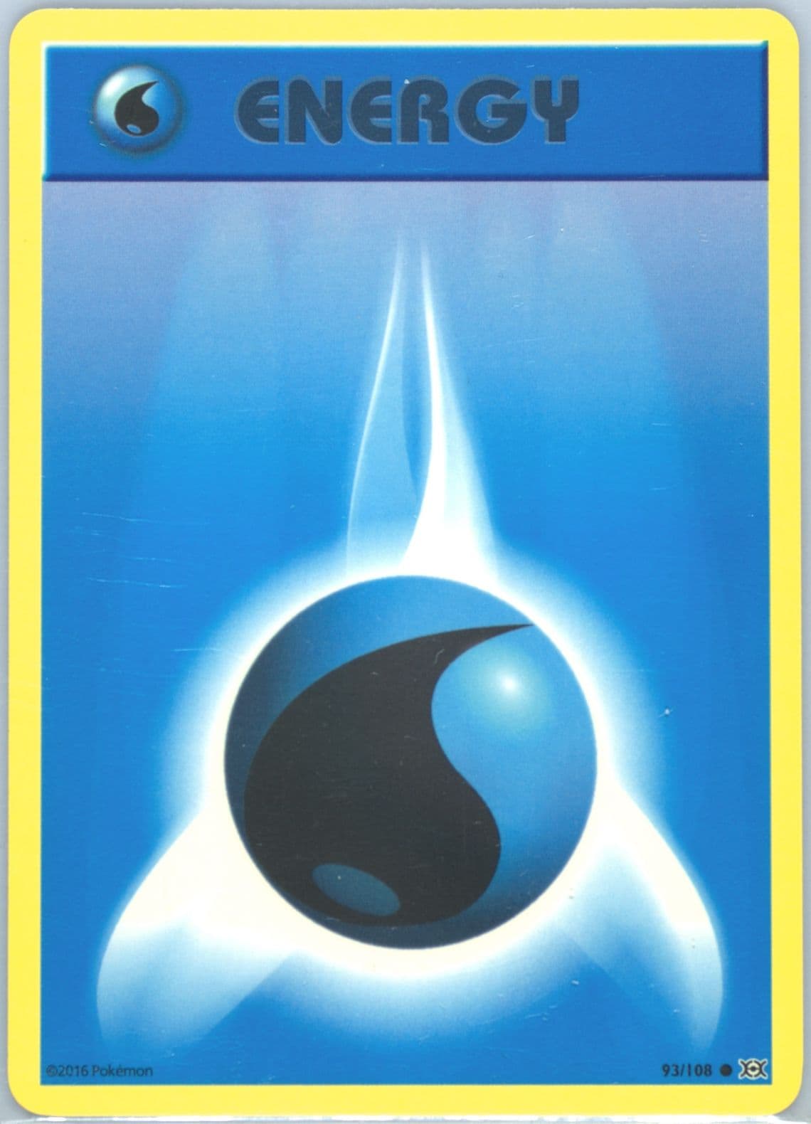 Water Energy (93) 2016 Pokemon XY Evolutions