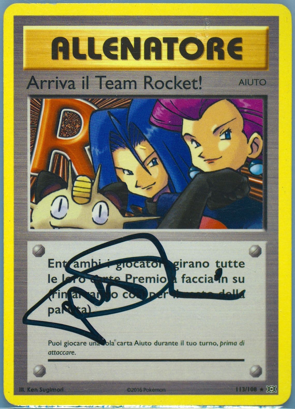 Team Rocket! Italian (113) 2016 Pokemon XY Evolutions