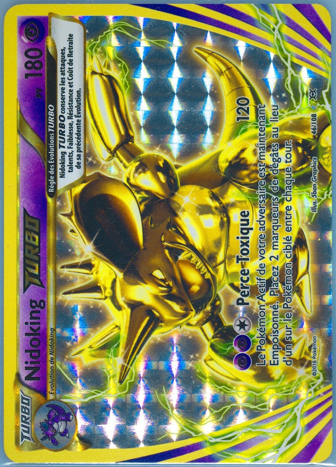 Nidoking Turbo French (46) 2016 Pokemon XY Evolutions