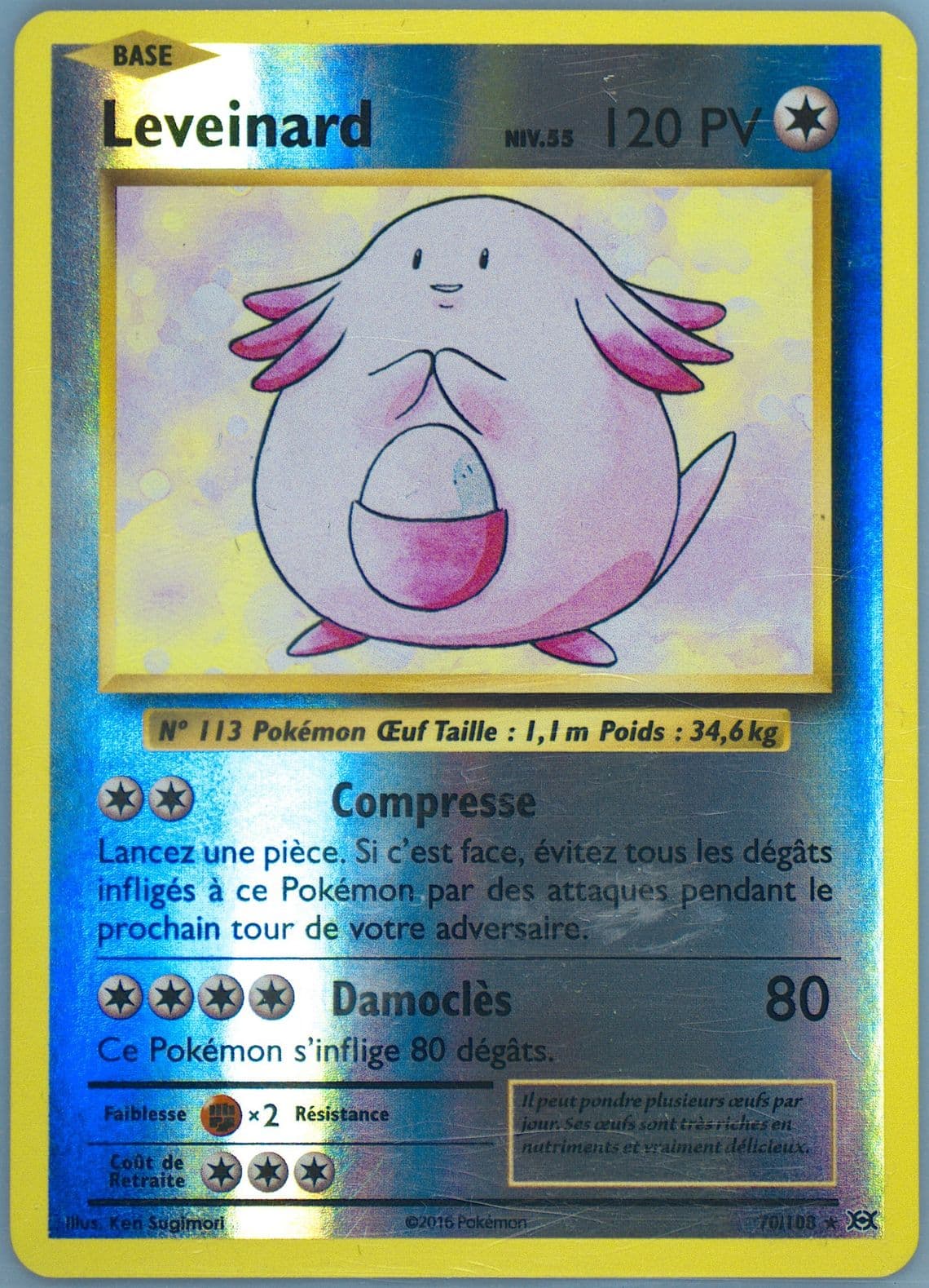 Leveinard-Reverse Foil French (70) 2016 Pokemon XY Evolutions