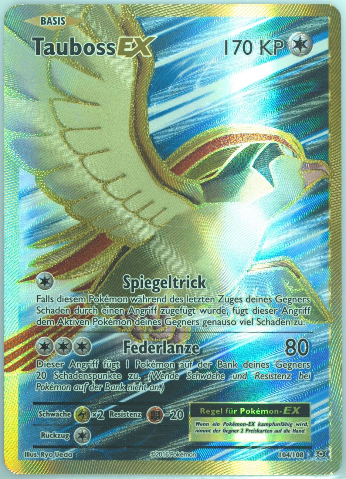 Full Art/Tauboss EX German (104) 2016 Pokemon XY Evolutions