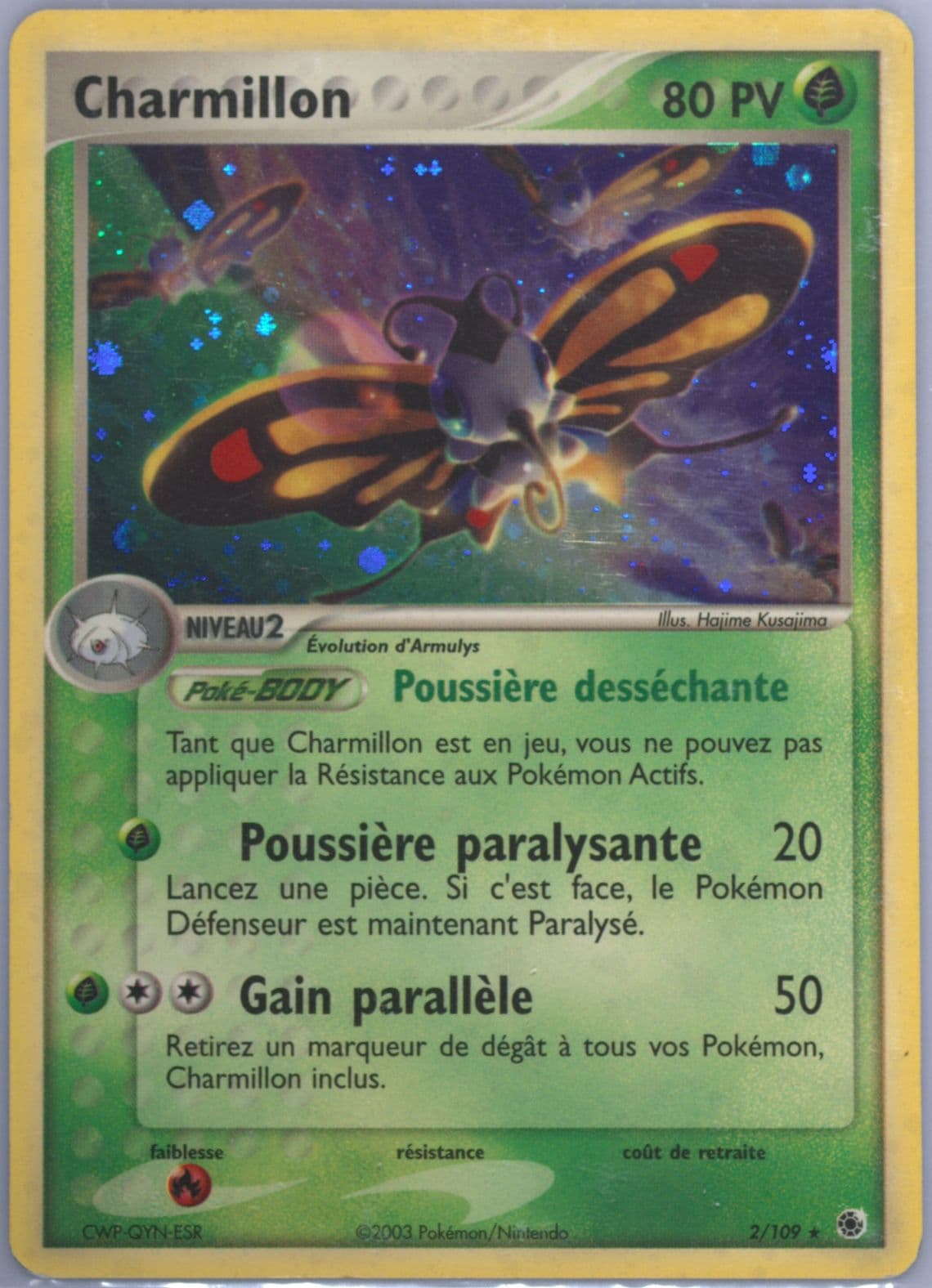 Charmillon-Holo French (2) 2003 Pokemon EX Ruby & Sapphire