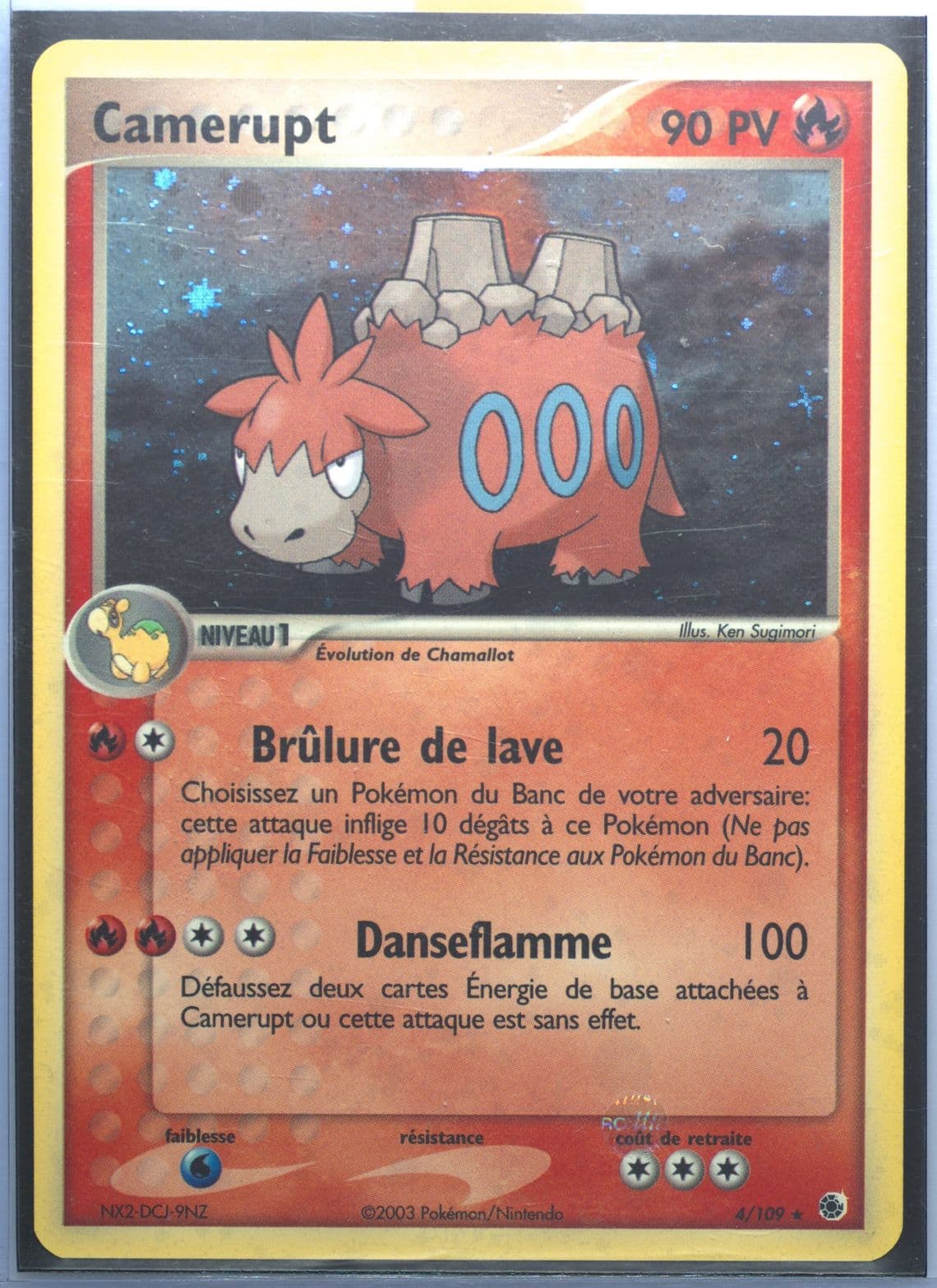 Camerupt-Holo French (4) 2003 Pokemon EX Ruby & Sapphire