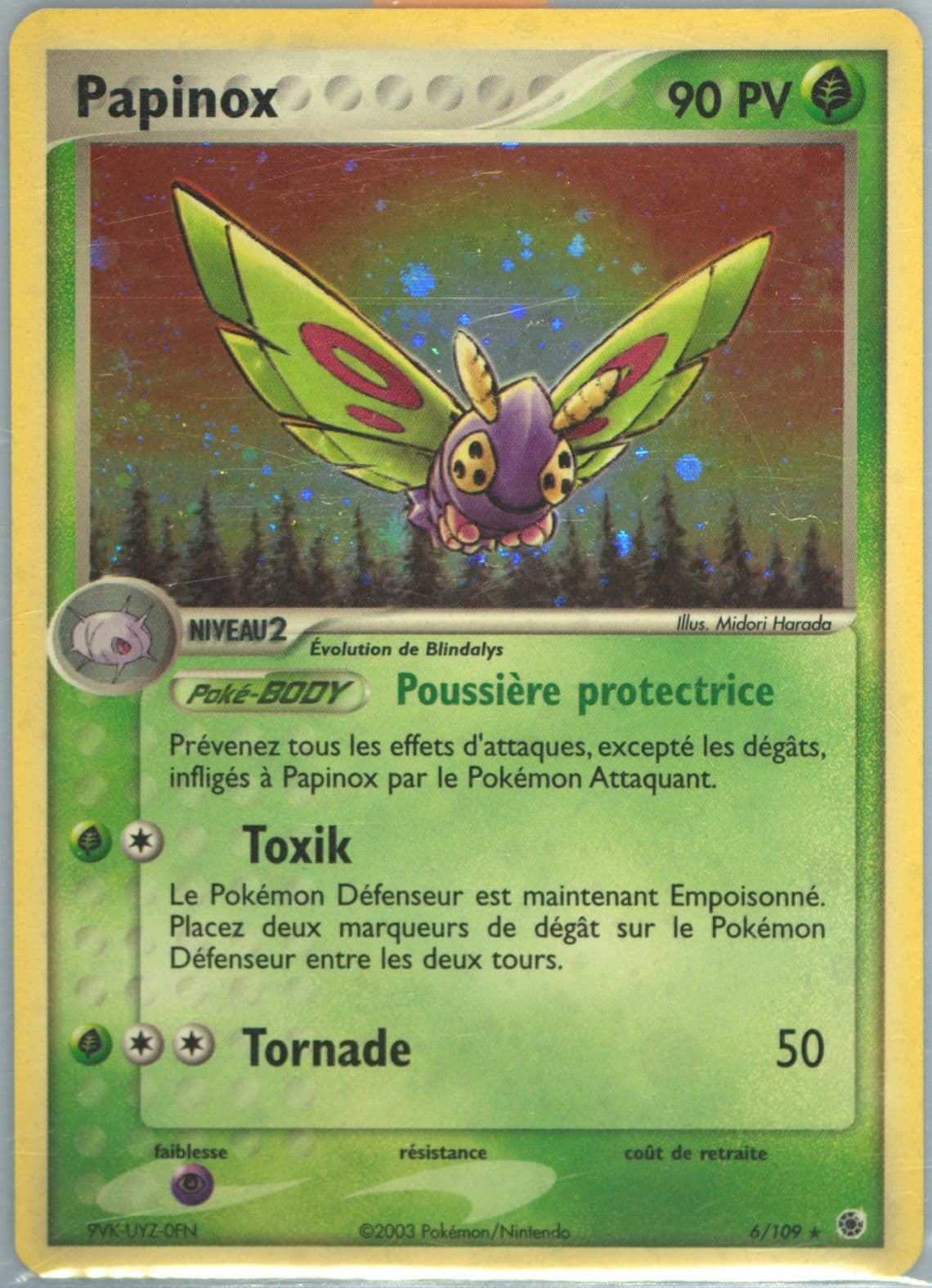Papinox-Holo French (6) 2003 Pokemon EX Ruby & Sapphire