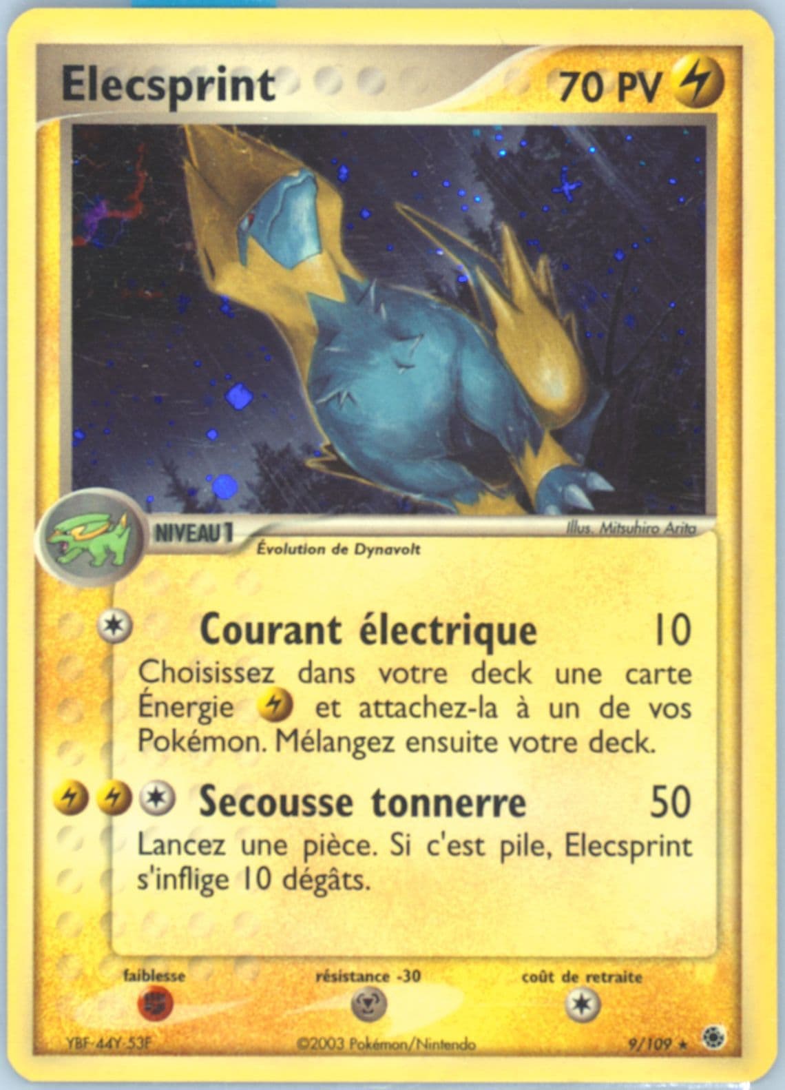 Elecsprint-Holo French (9) 2003 Pokemon EX Ruby & Sapphire