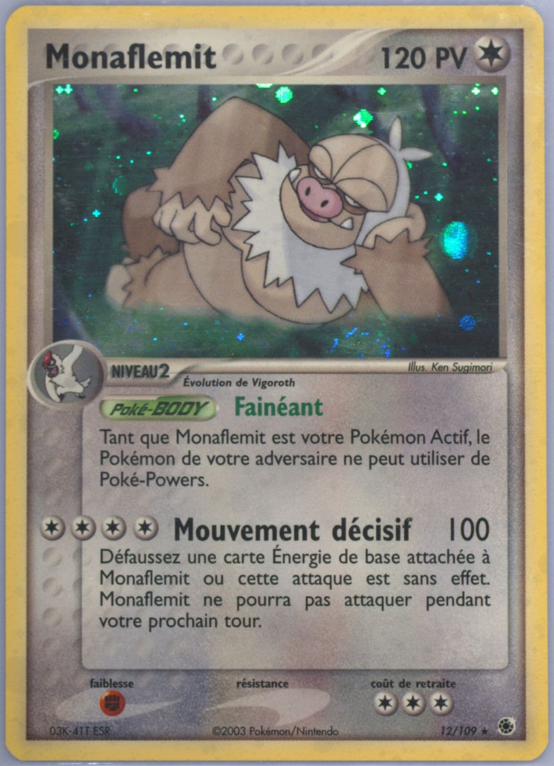 Monaflemit-Holo French (12) 2003 Pokemon EX Ruby & Sapphire