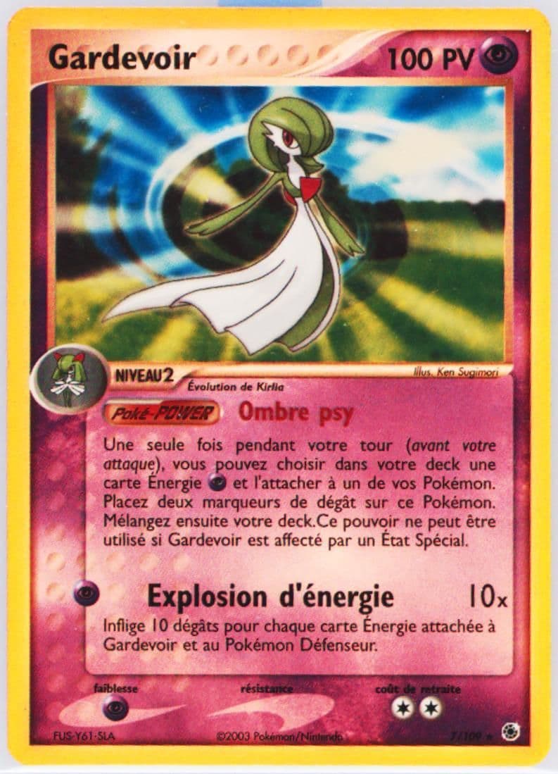 Gardevoir-Reverse Foil French (7) 2003 Pokemon EX Ruby & Sapphire