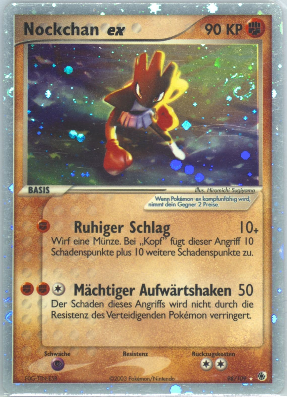 Nockchan EX-Holo (98) 2004 Pokemon German EX Ruby & Sapphire