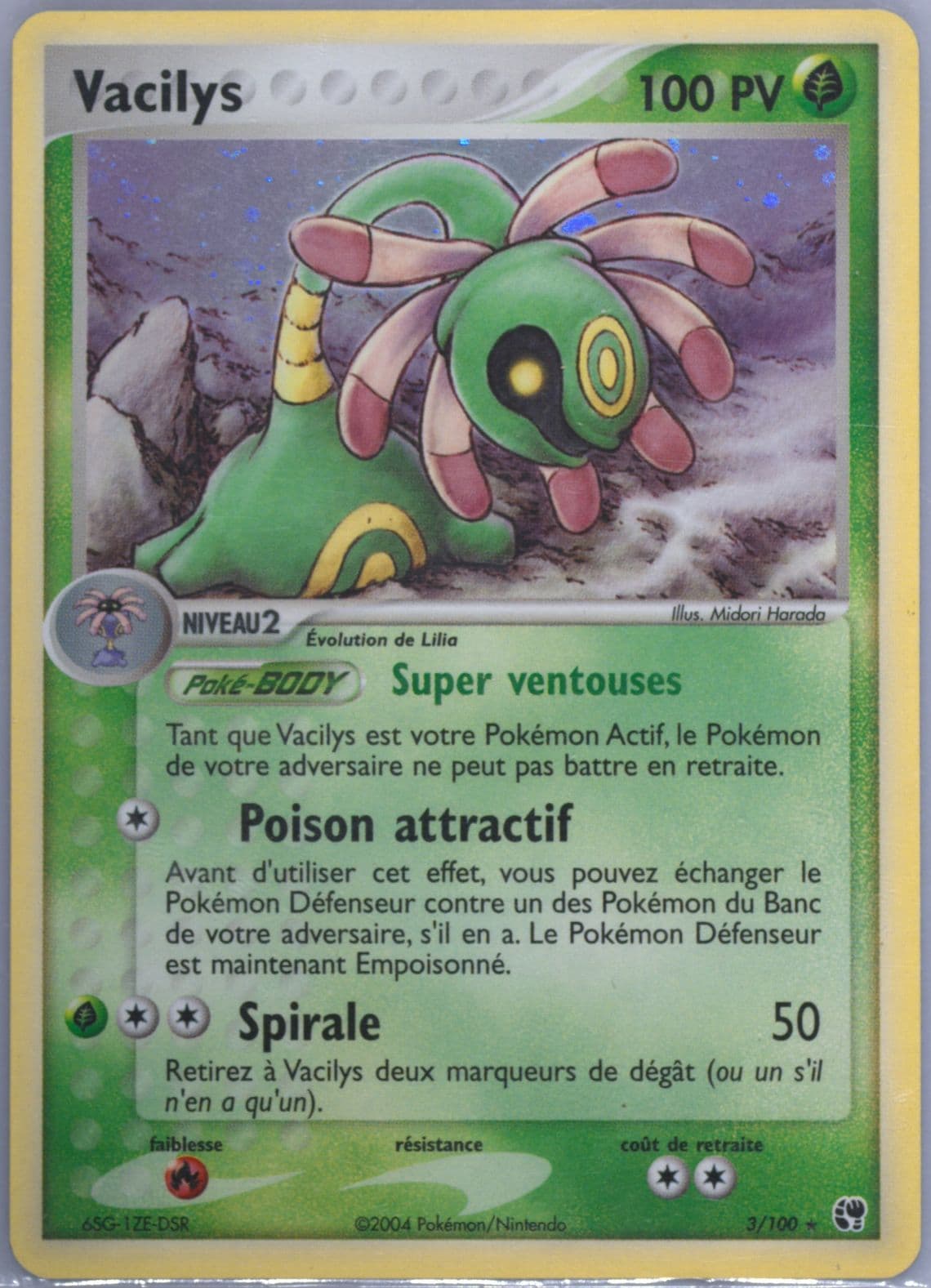 Vacilys-Holo (3) 2004 Pokemon French EX Sandstorm