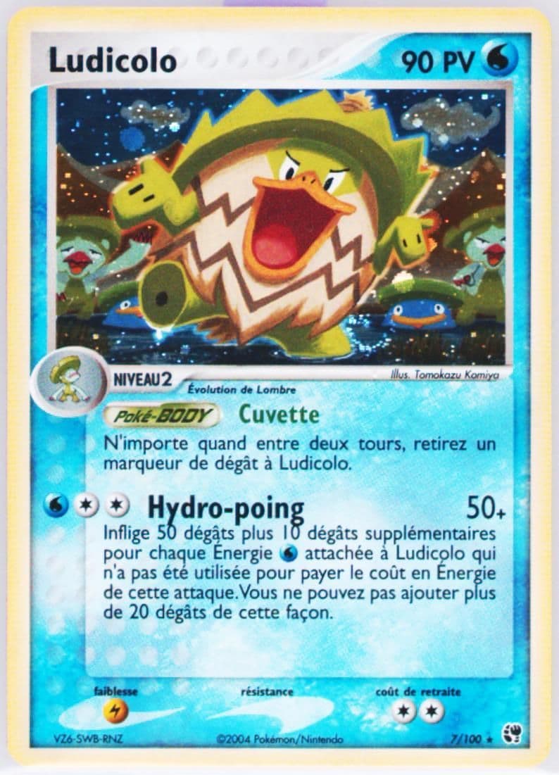 Ludicolo-Holo (7) 2004 Pokemon French EX Sandstorm