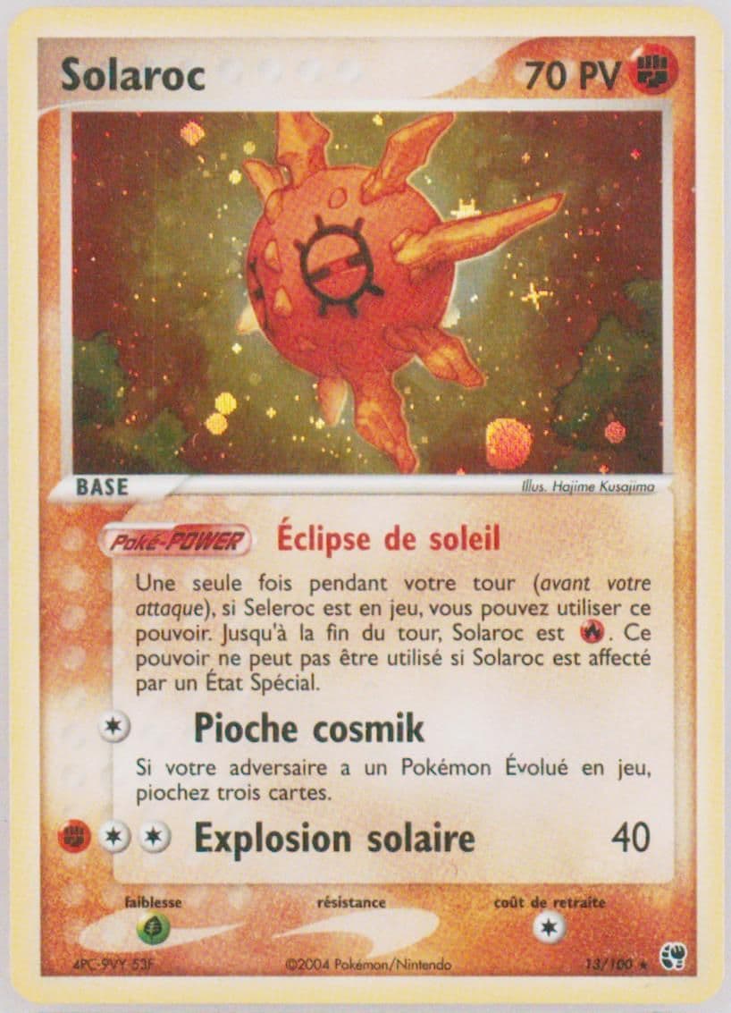 Solaroc-Holo (13) 2004 Pokemon French EX Sandstorm
