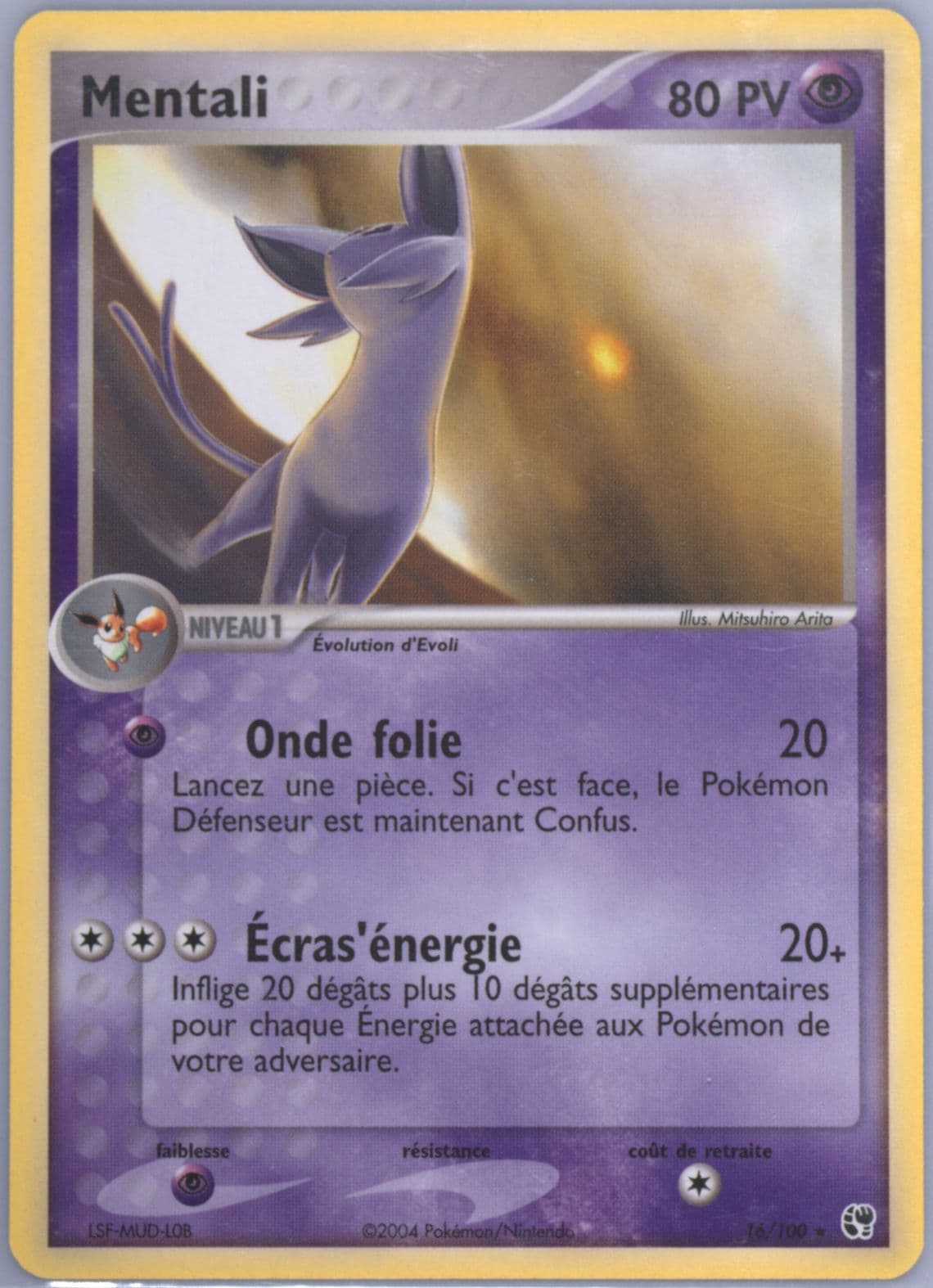 Mentali (16) 2004 Pokemon French EX Sandstorm