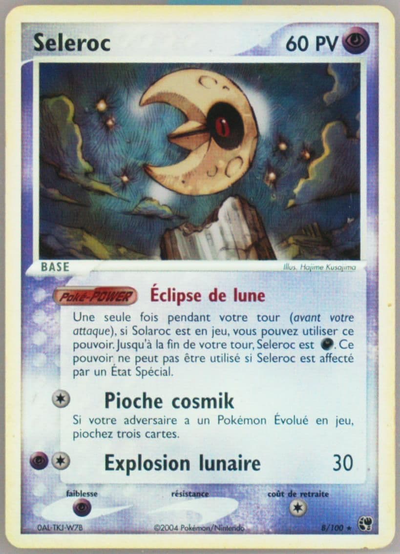 Seleroc-Reverse Foil (8) 2004 Pokemon French EX Sandstorm