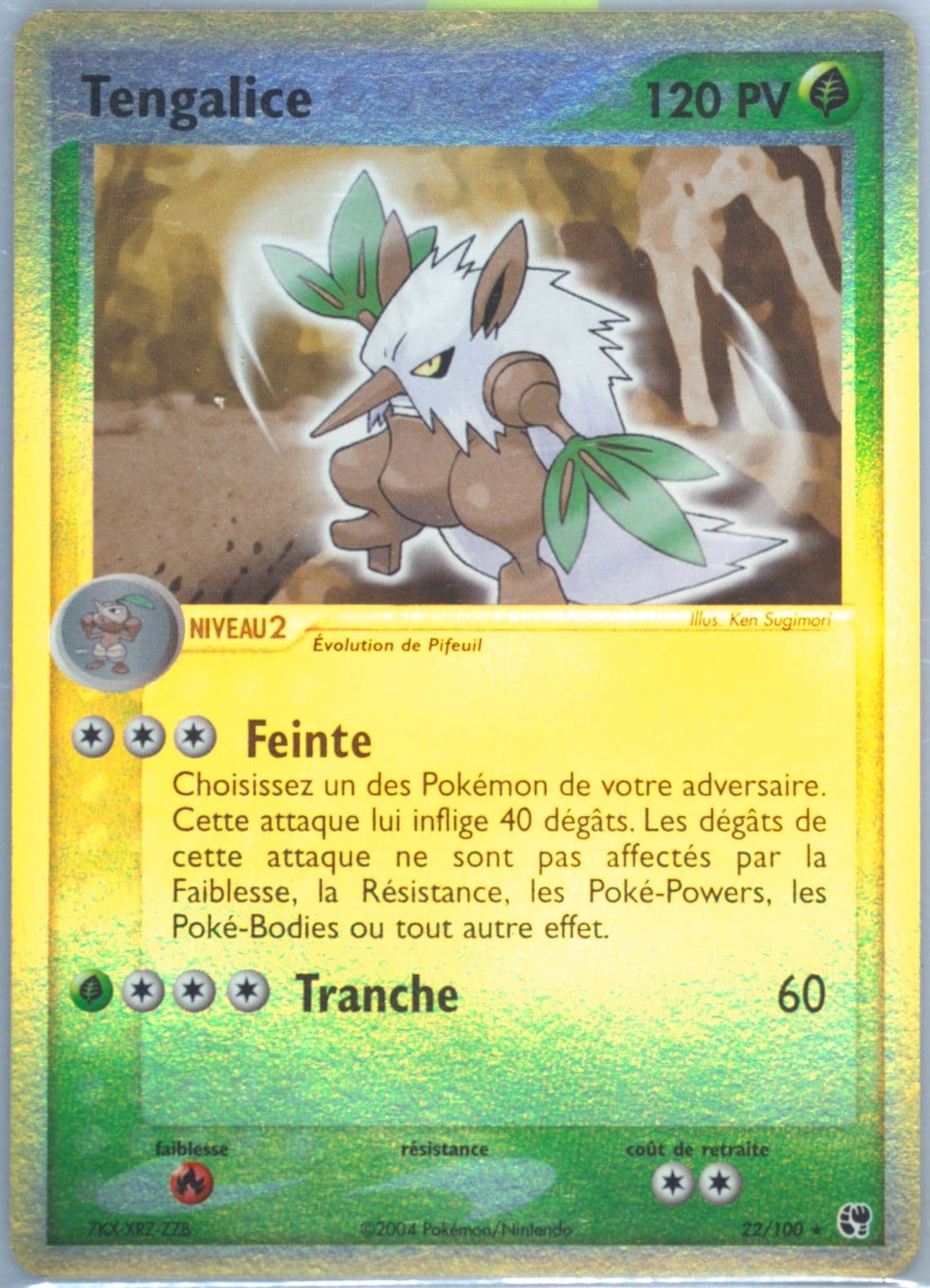 Tengalice-Reverse Foil (22) 2004 Pokemon French EX Sandstorm
